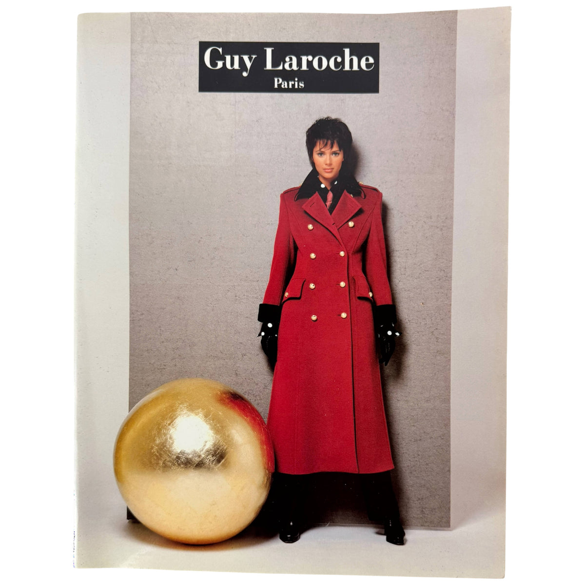 Guy Laroche Paris Fall Winter 1993-94 fashion lookbook cover 