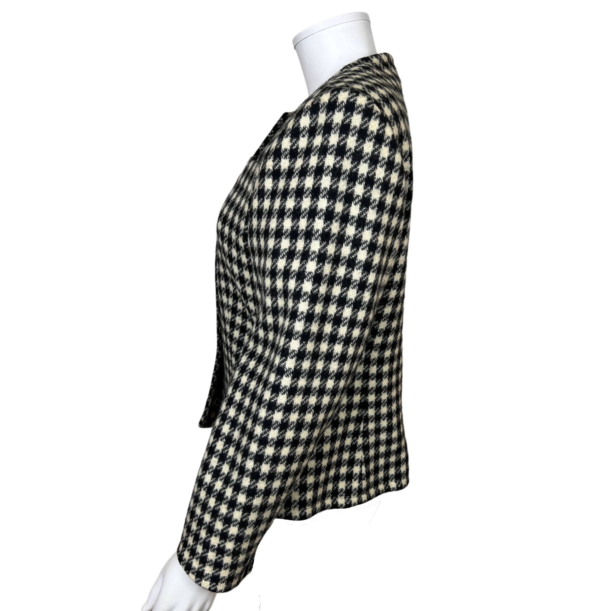 Vintage Guy Laroche Paris Tweed Jacket Boutique France Sz 42