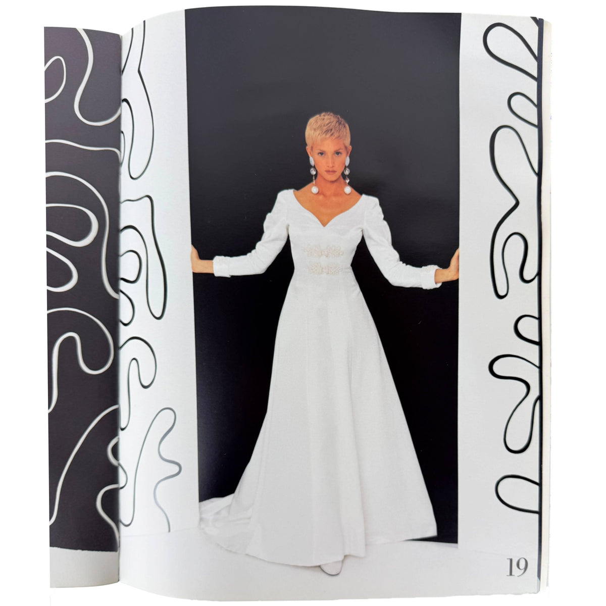 Guy Laroche Spring Summer 1994 white evening dress