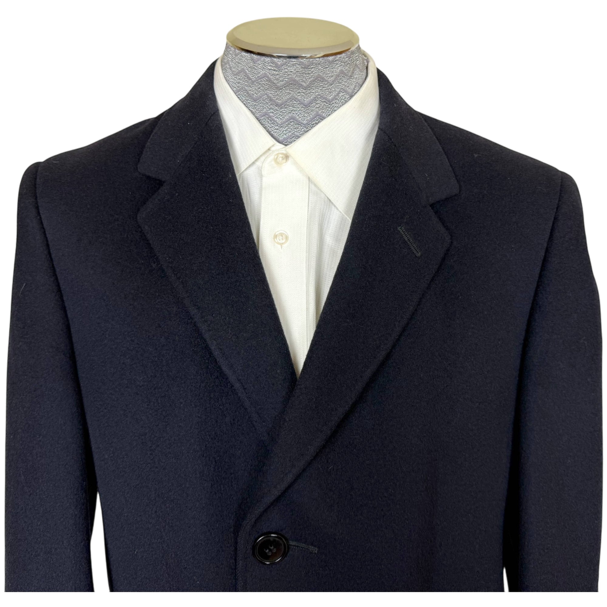 1970s Vintage Guy Laroche Mens Overcoat Made in France Sz L