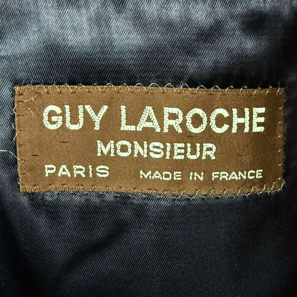 1970s Vintage Guy Laroche Mens Overcoat Made in France Sz L