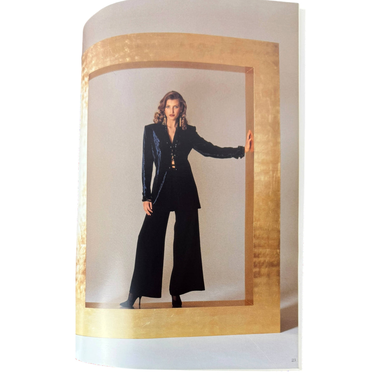 Guy Laroche 1994-95 velvet evening trouser suit
