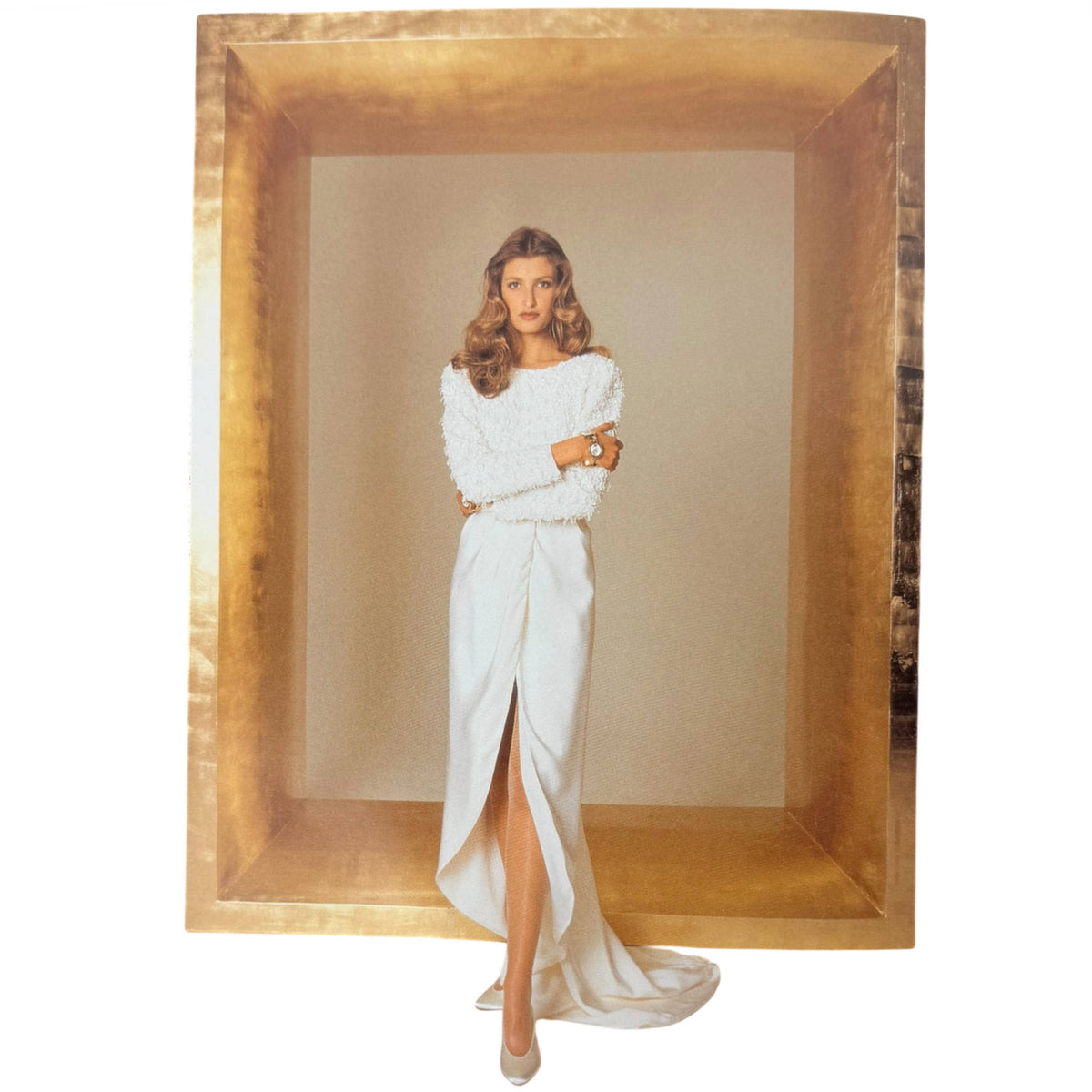 Guy Laroche 1994-95 white evening ensemble