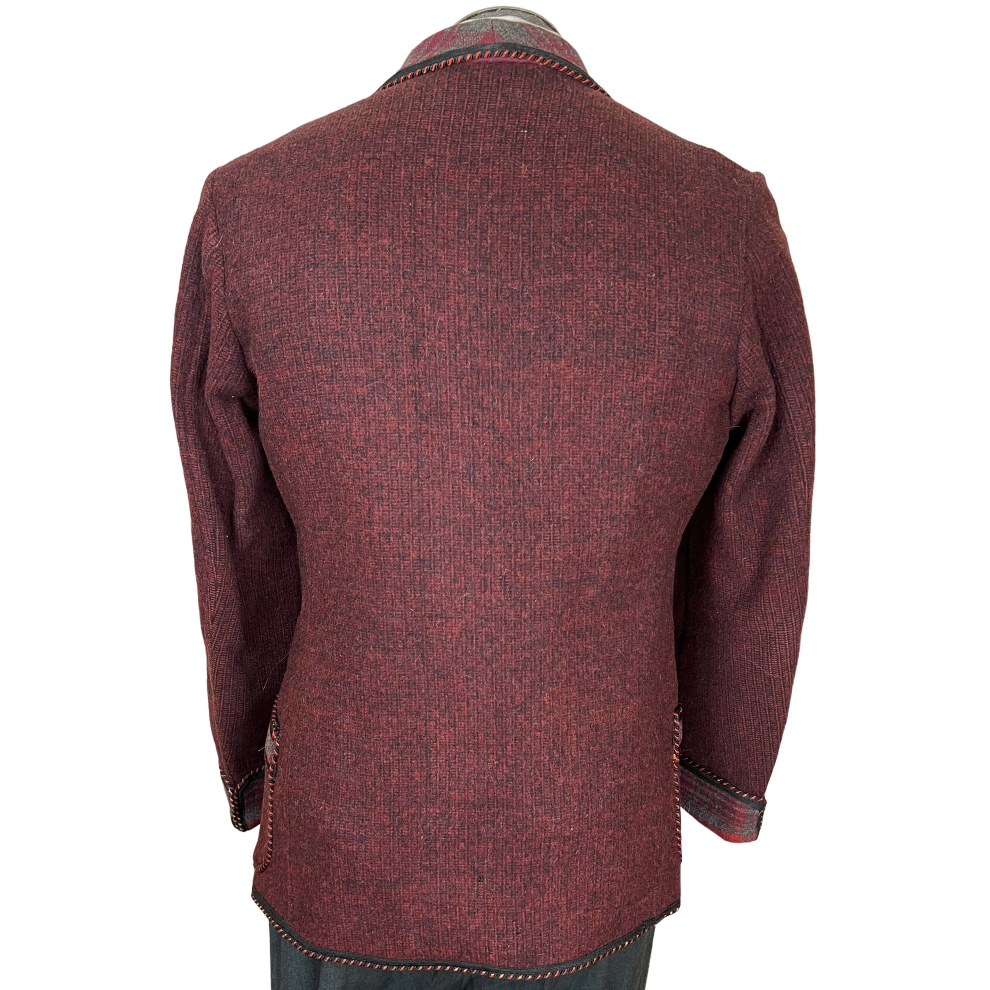 1940s 50s Vintage Wool Smoking Jacket Mens Size M