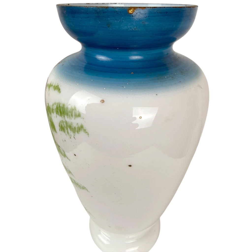 Side view showing age-related wear and original decoration