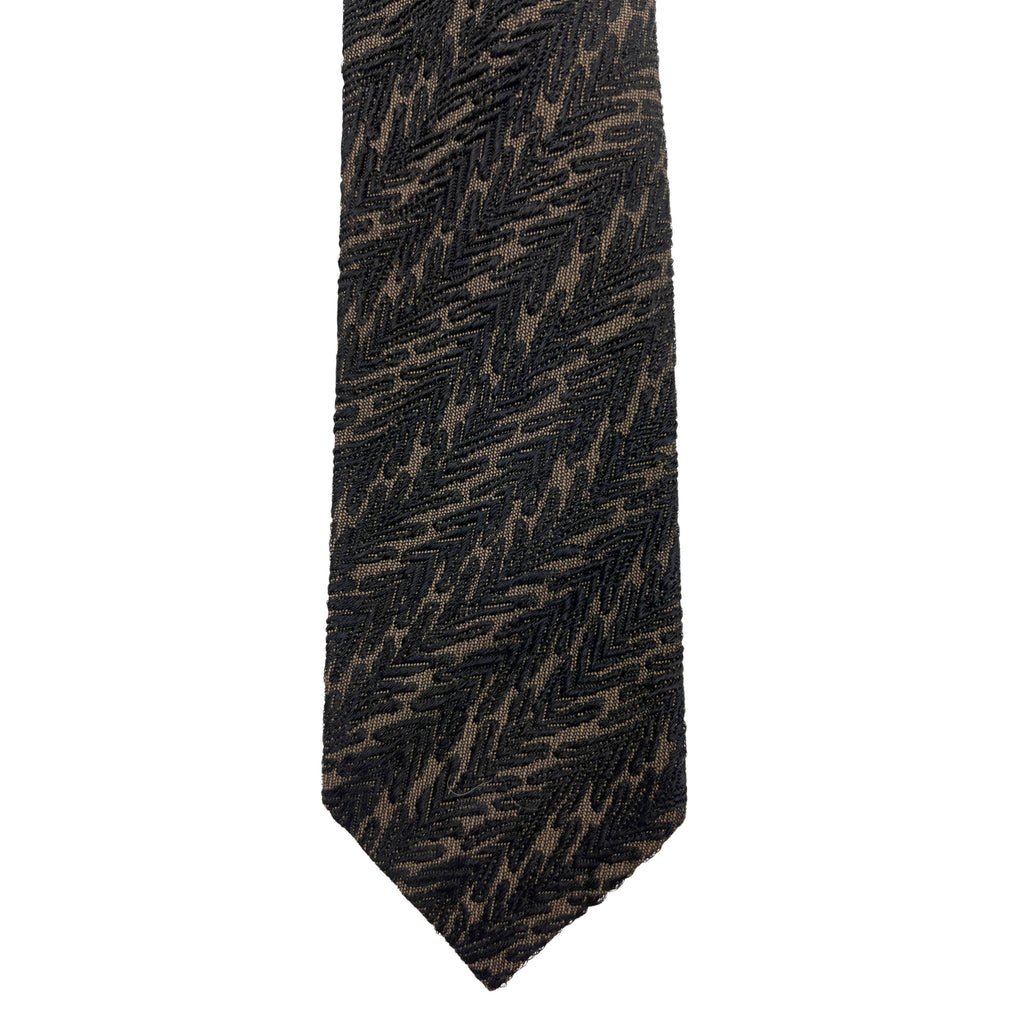 1950s Vintage Hardy Amies Tie Embroidered Silk Necktie