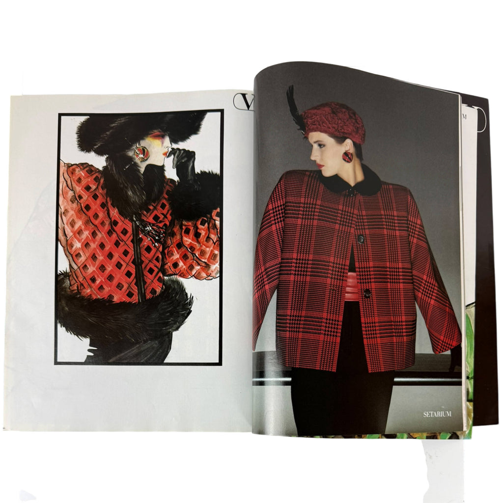 valentino setarium 1985 magazine spread