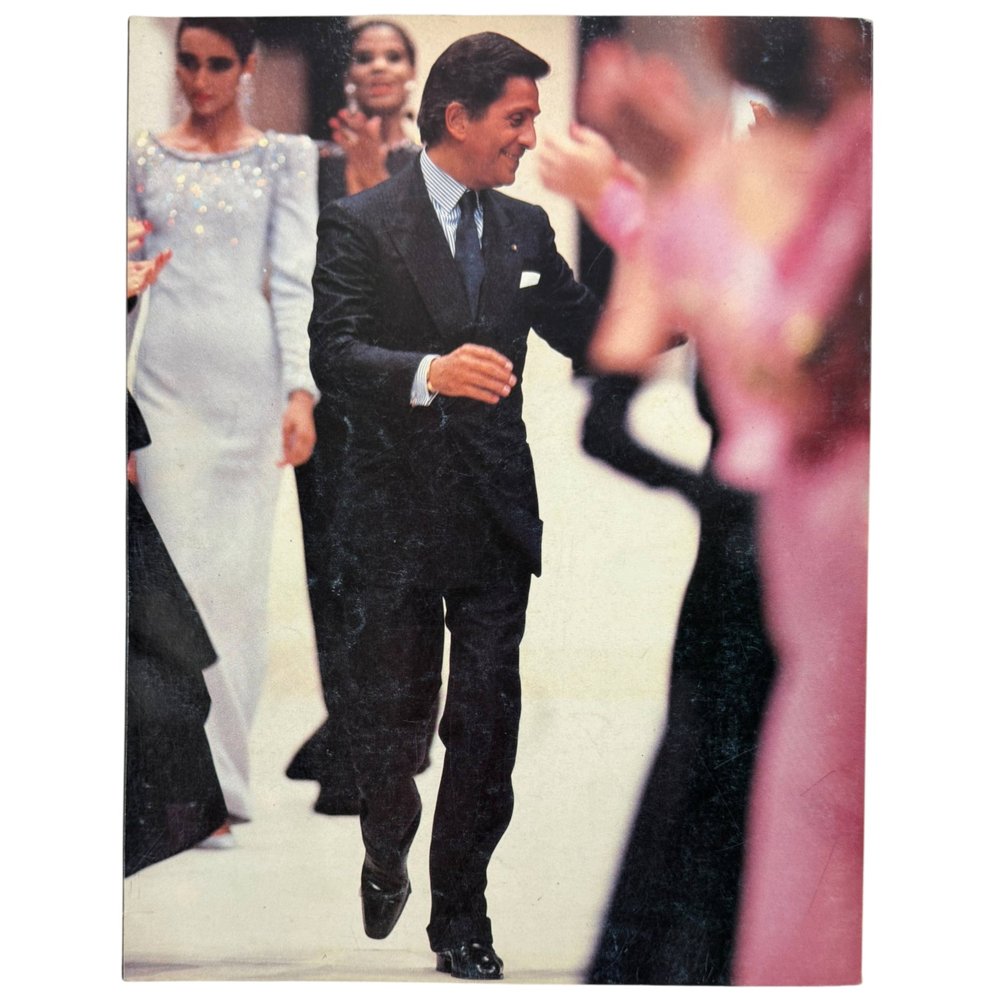 Back cover of Special Valentino issue of 1985 Harper's Bazaar magazine