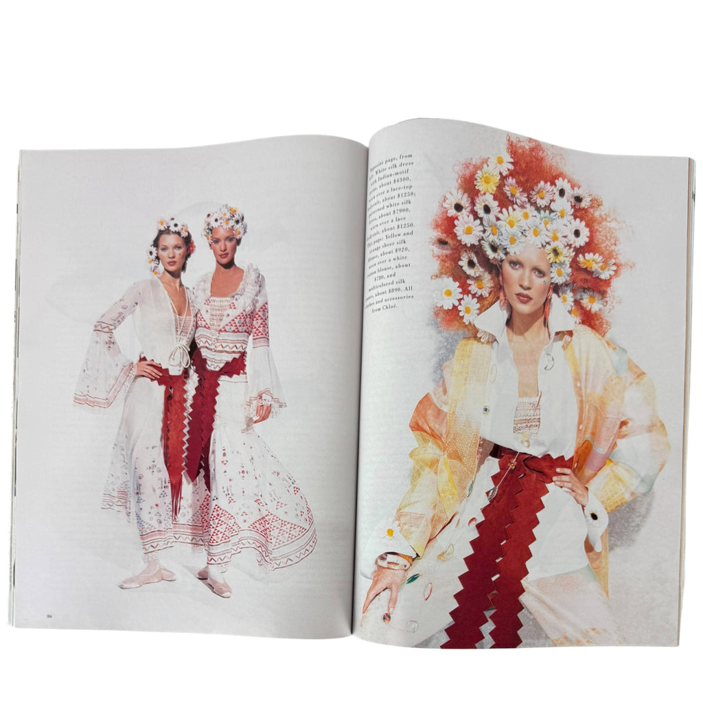 Harper's Bazaar January 1993 Kate Moss Patrick Demarchelier fashion editorial