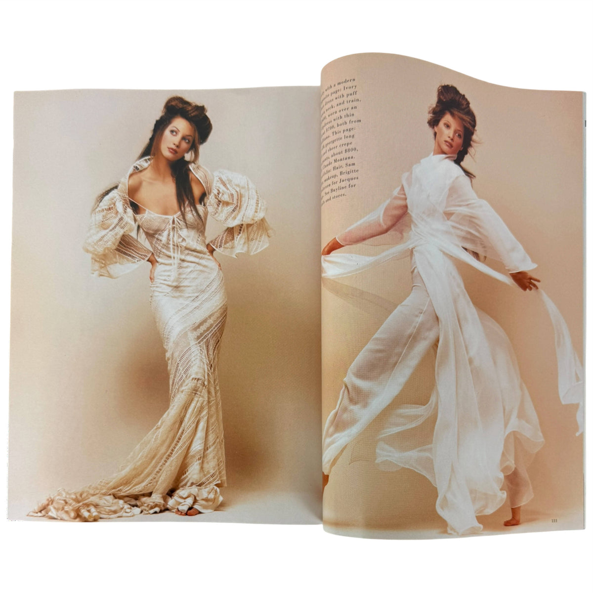 Harper's Bazaar January 1993 Christy Turlington Patrick Demarchelier editorial