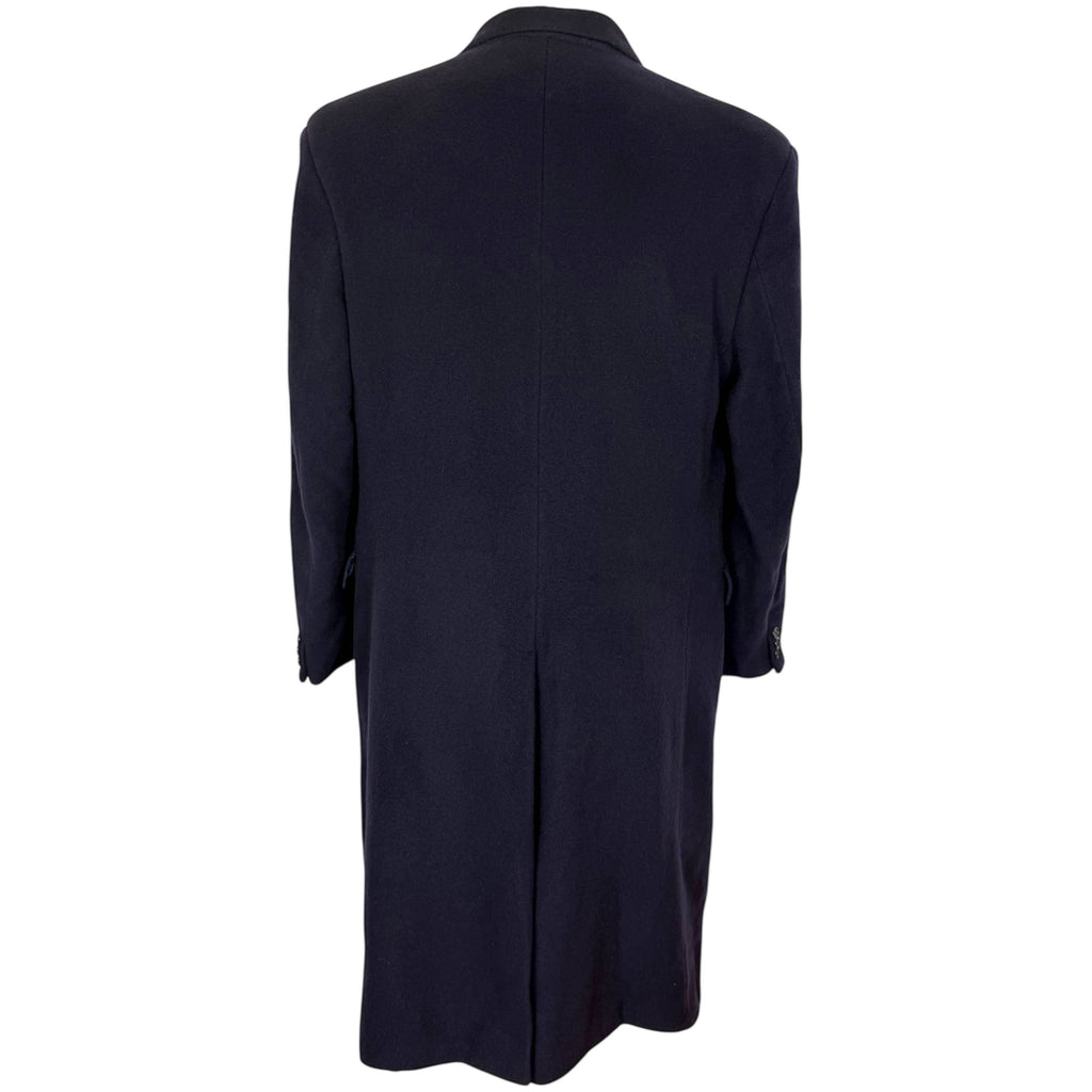 Vintage 100% Cashmere Overcoat Berwin & Berwin for Harrods Made in England Sz L