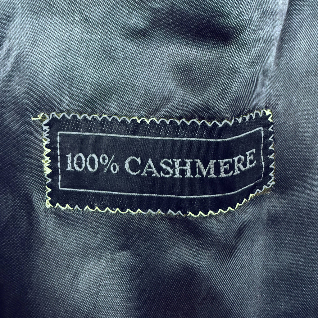 Vintage 100% Cashmere Overcoat Berwin & Berwin for Harrods Made in England Sz L