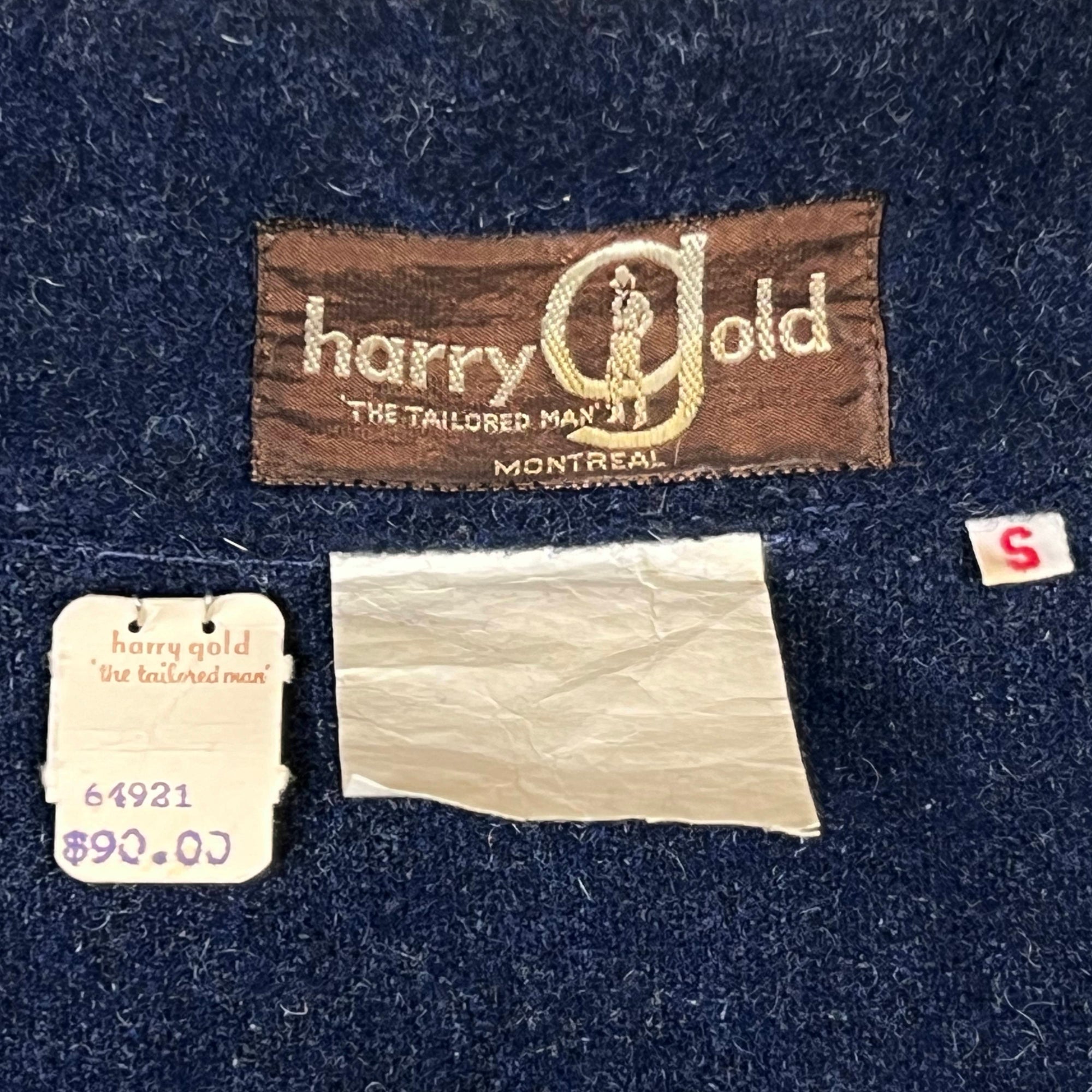 NWT 1970s Vintage Shirt Jacket Wool Blend Made in France S