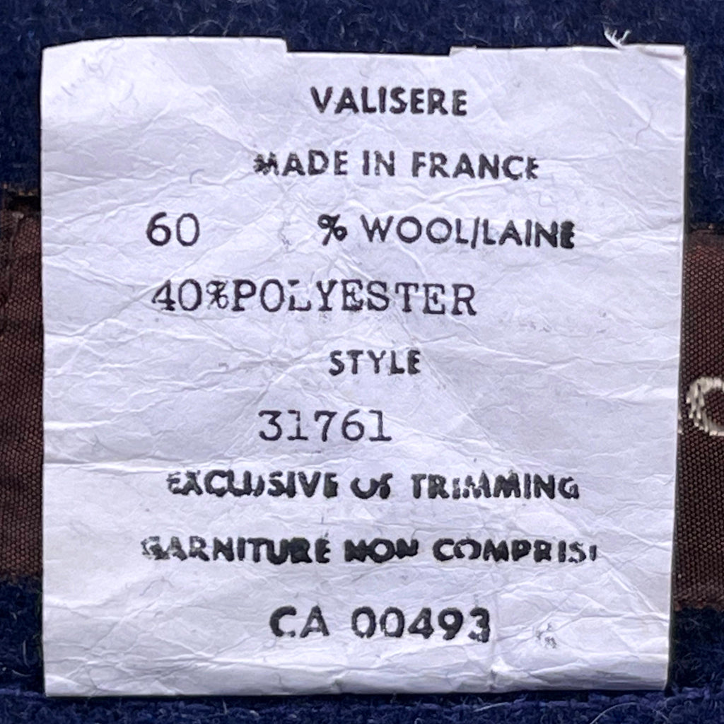 NWT 1970s Vintage Shirt Jacket Wool Blend Made in France S