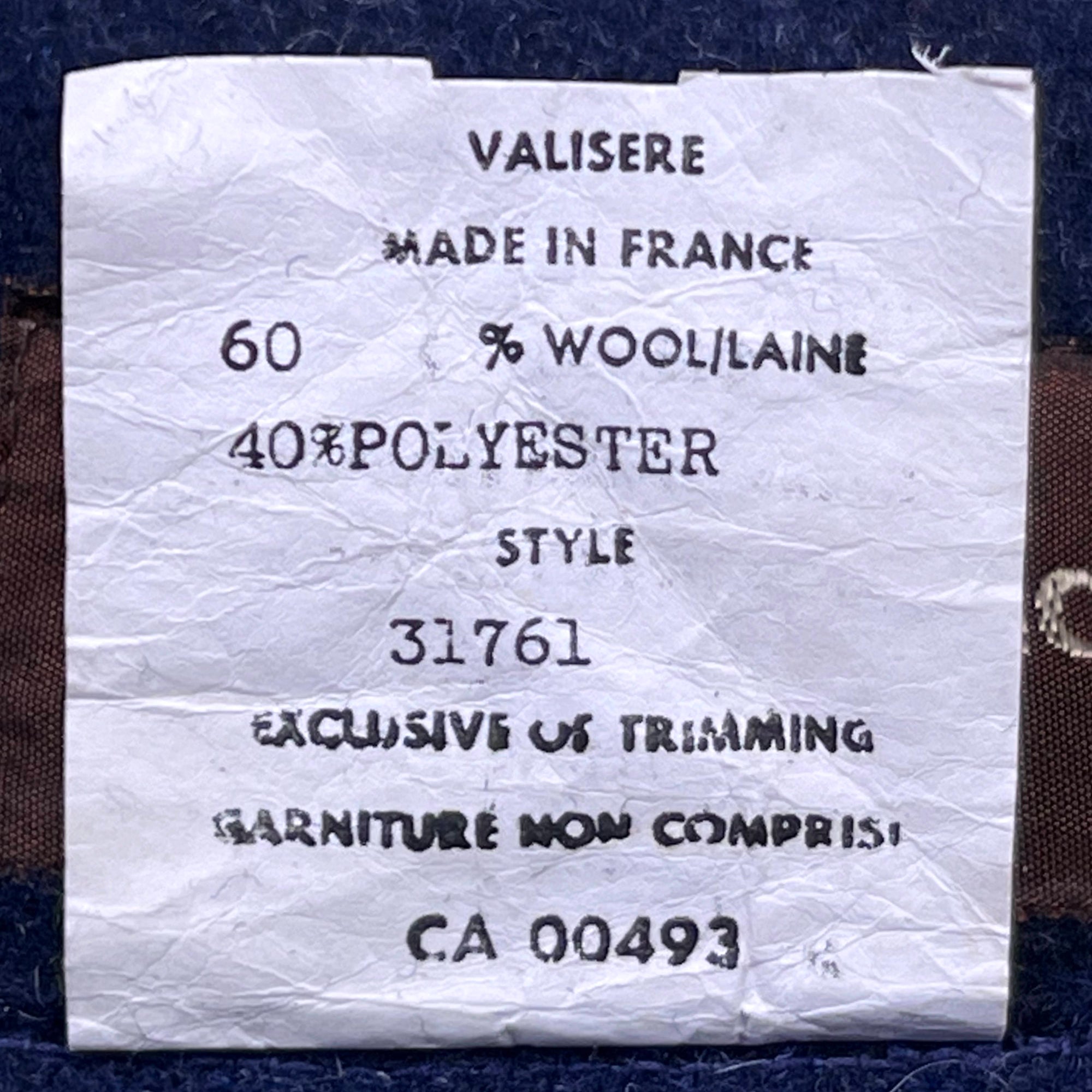 NWT 1970s Vintage Shirt Jacket Wool Blend Made in France S