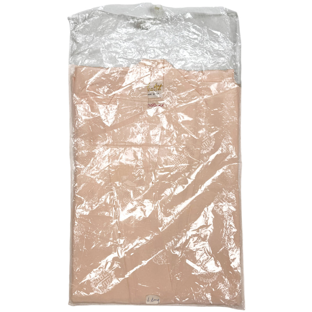 Unused Vintage Dressing Gown Pure Silk Kimono NOS Size S