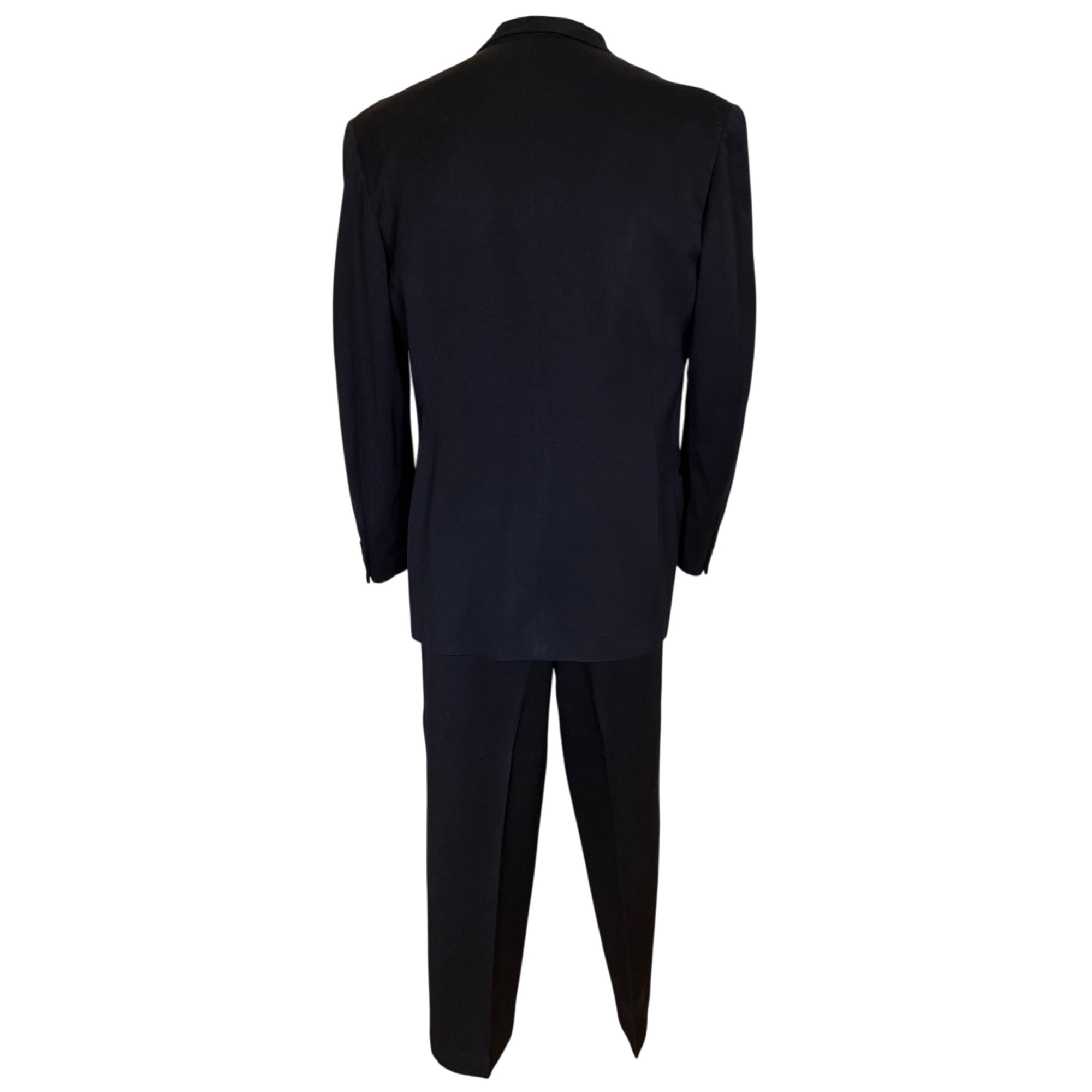Back view of Hector Powe London bespoke tuxedo 