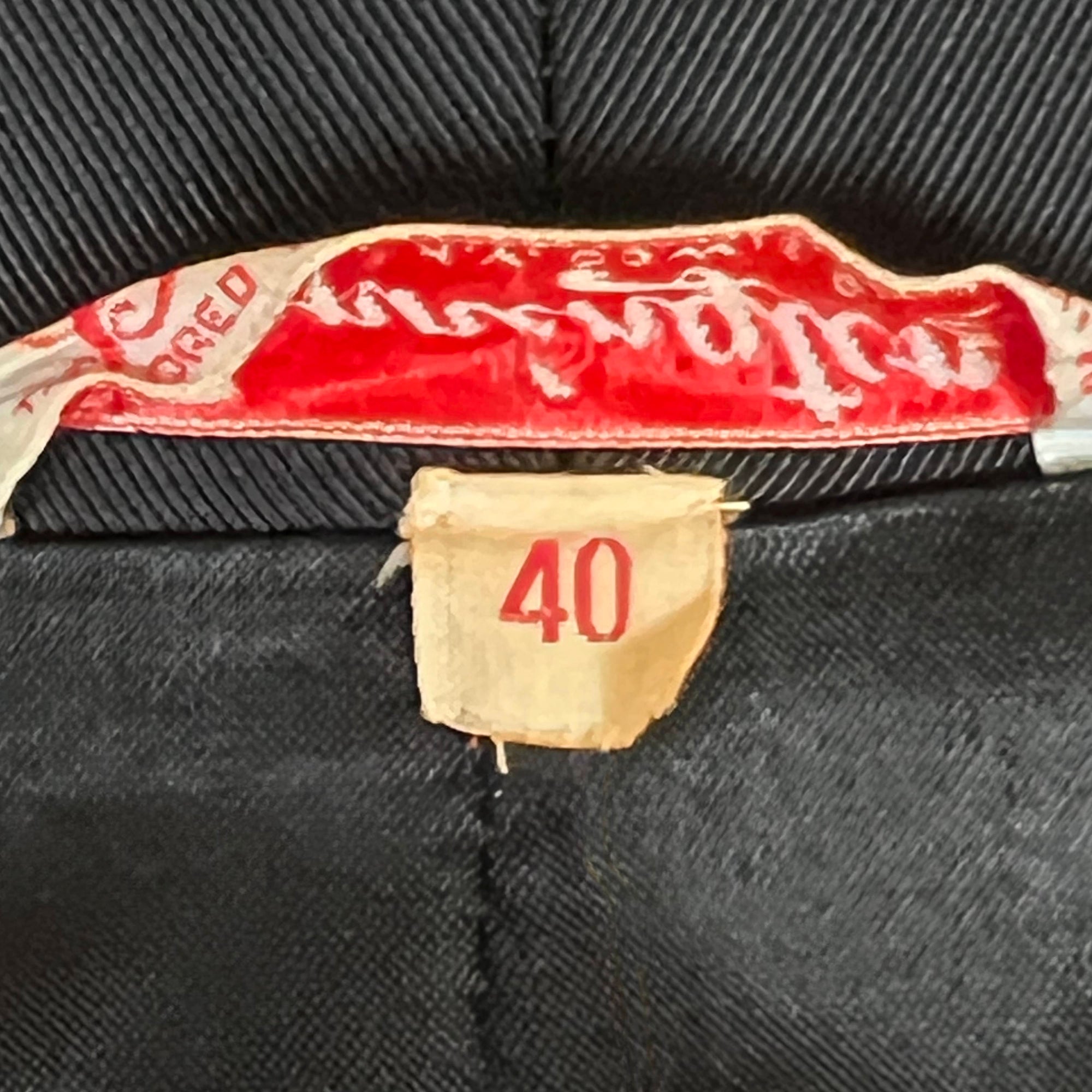 Vintage 1950s Velvet Tux Jacket Maroon Smoking Jacket Sz 40