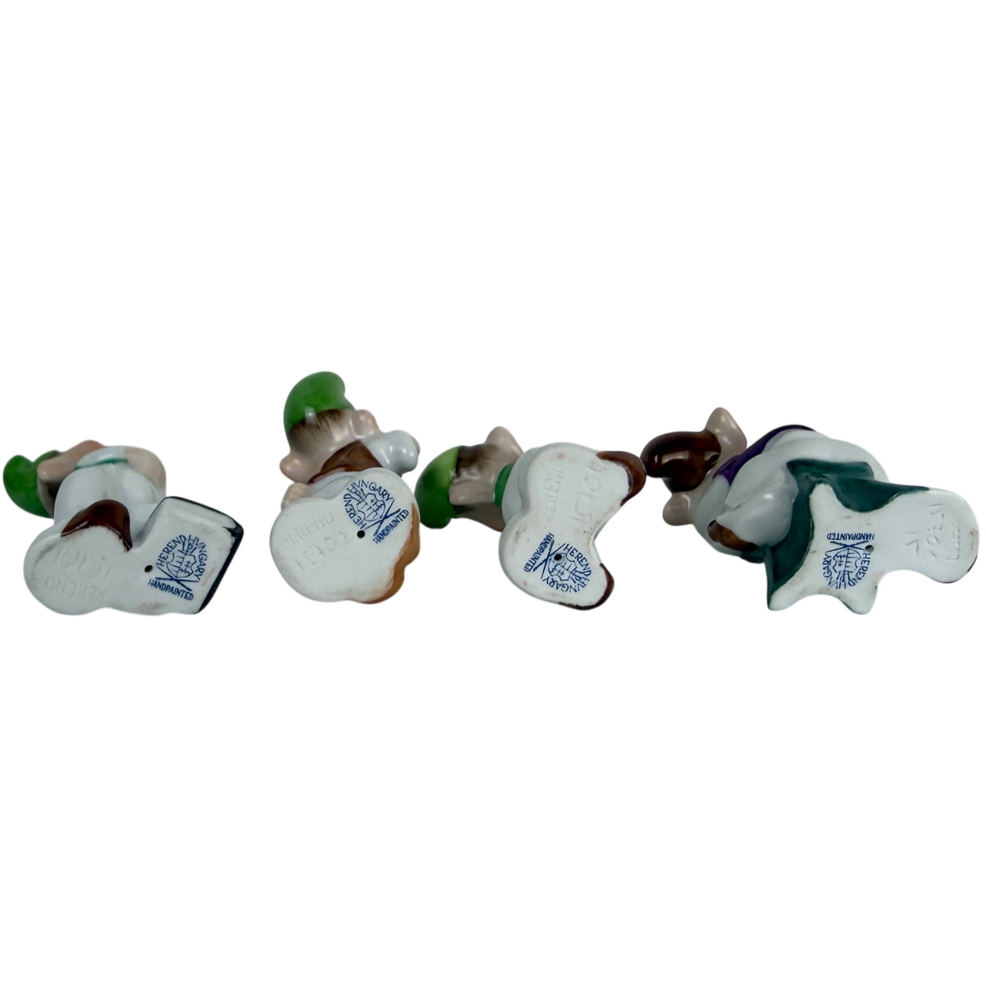 underside view of herend dwarfs