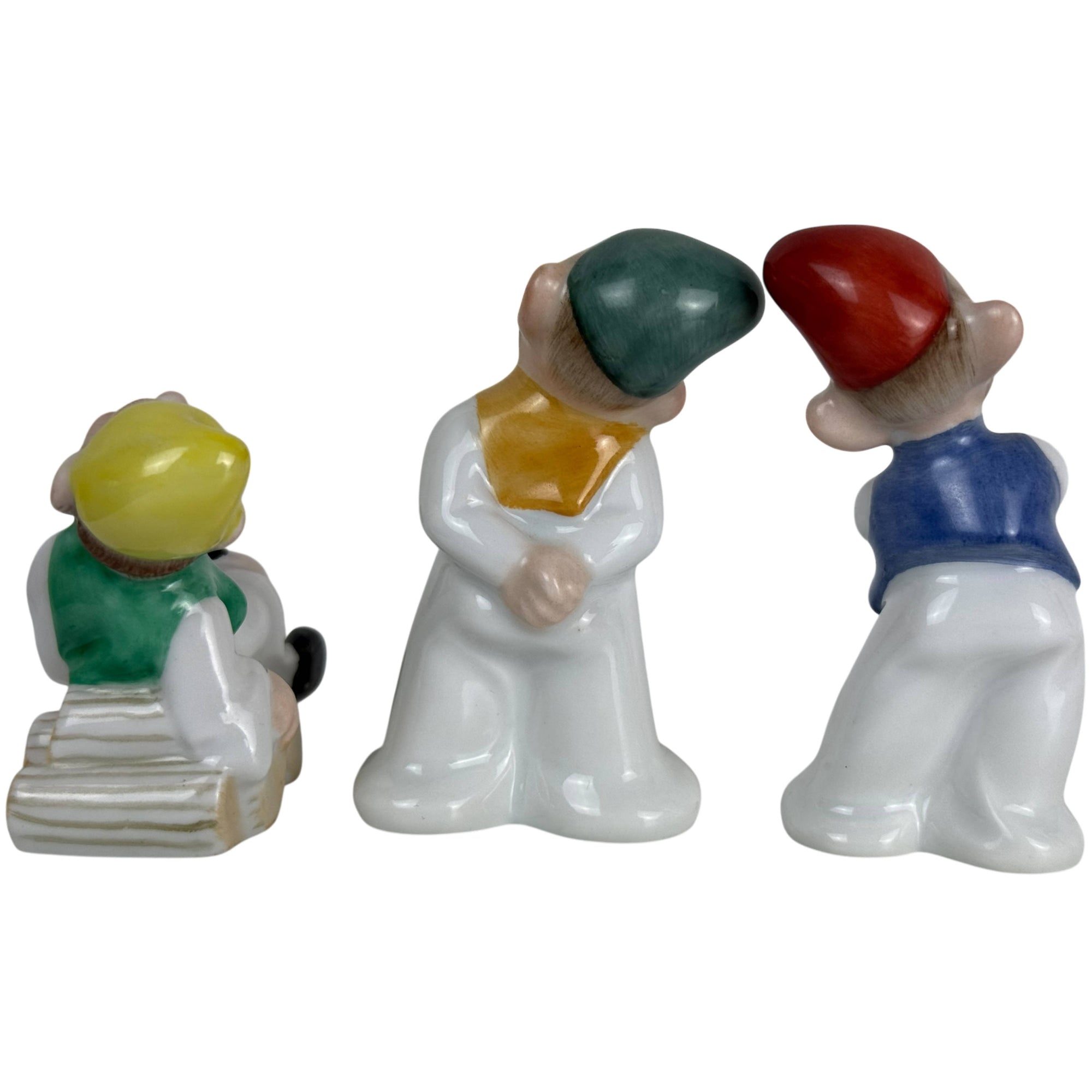 back perspective of herend dwarfs