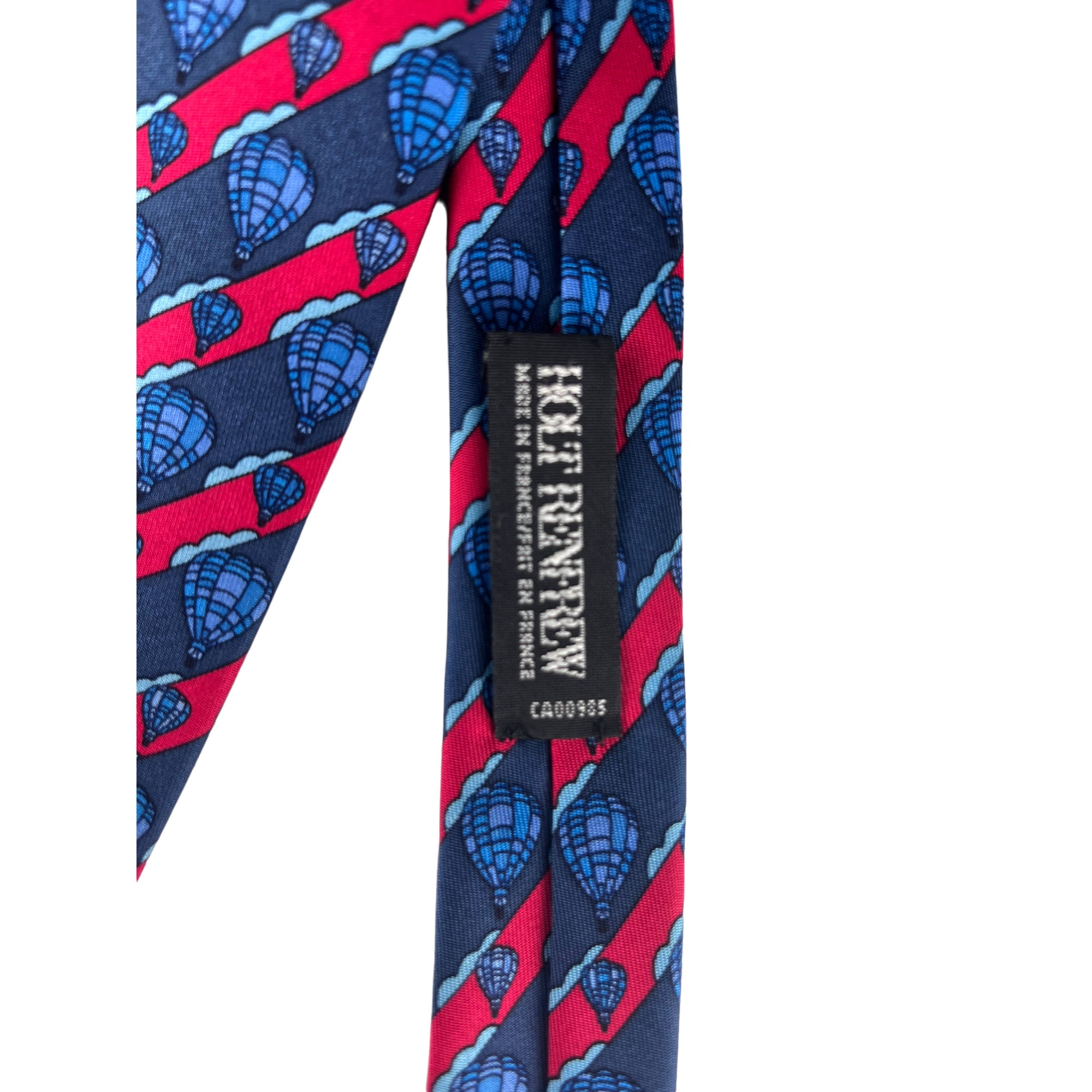 Vintage Hermes Silk Tie Hot Air Balloons 7233 UA Necktie