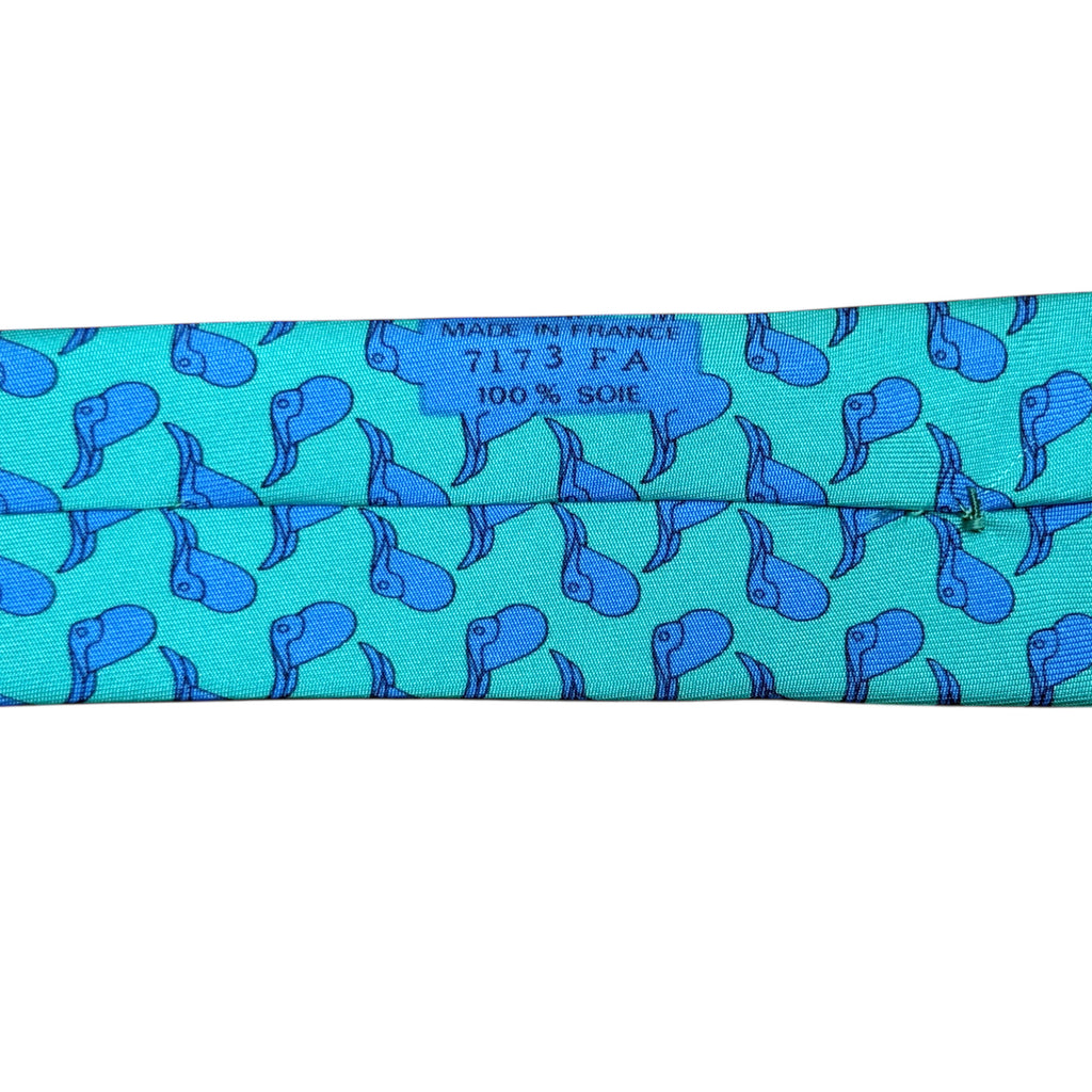 Rare Hermes Silk Tie 1994 Martell Grand National Horse Race Necktie