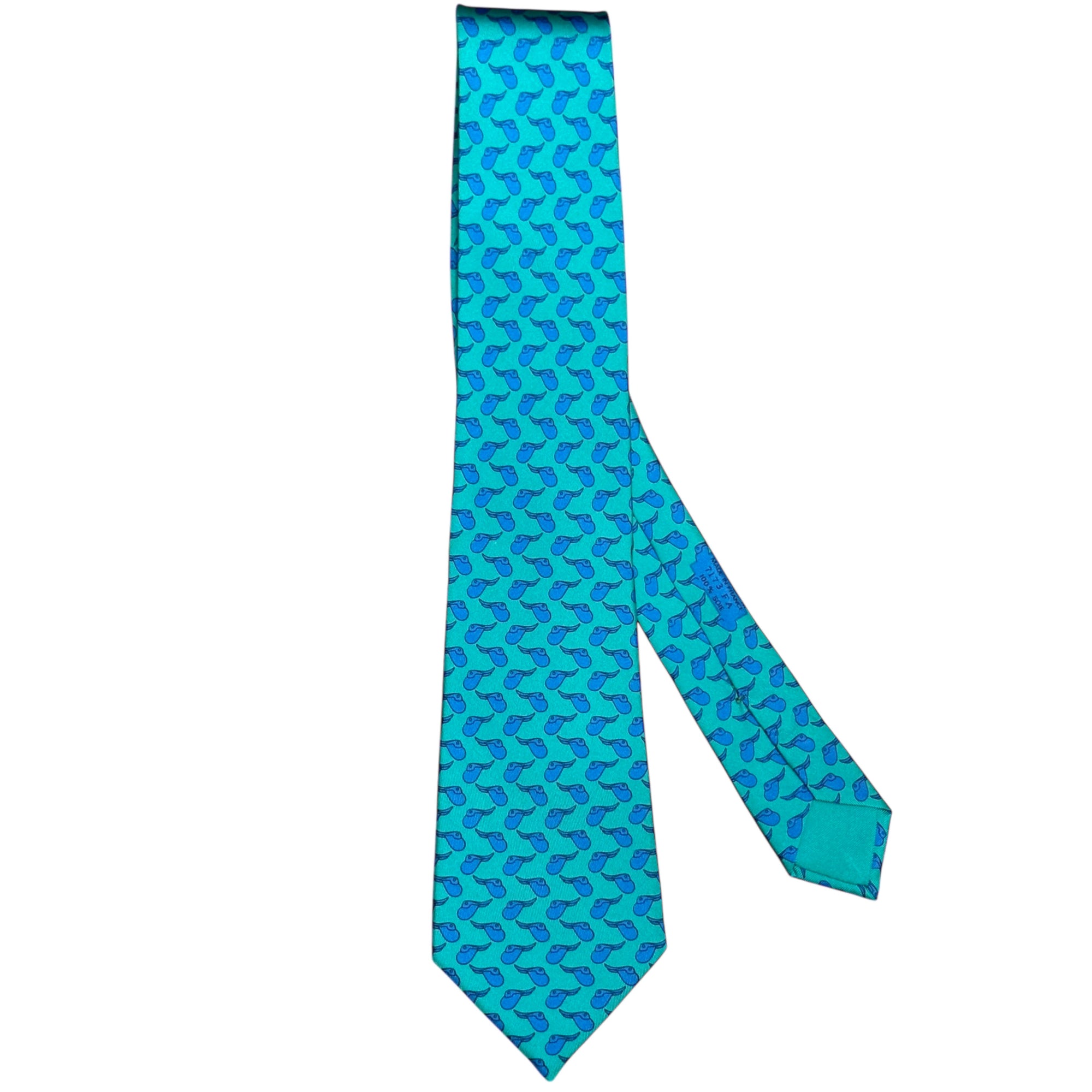 Rare Hermes Silk Tie 1994 Martell Grand National Horse Race Necktie