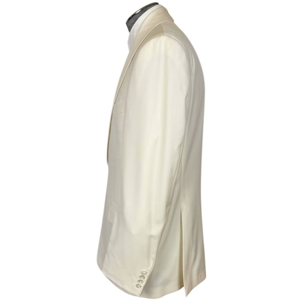 Hickey Freeman Off-White Dinner Jacket Made in USA Size 44 Regular