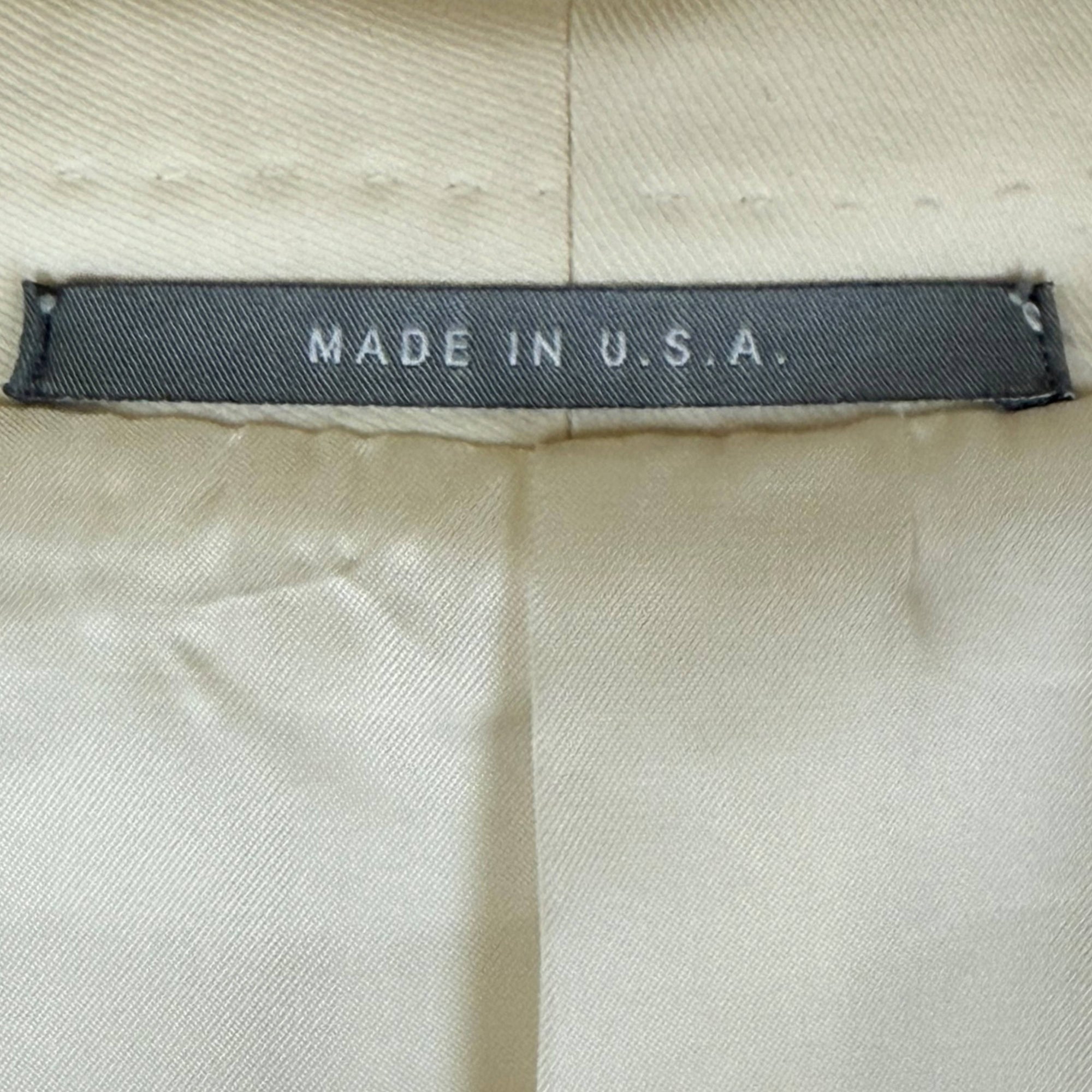 Hickey Freeman Off-White Dinner Jacket Made in USA Size 44 Regular