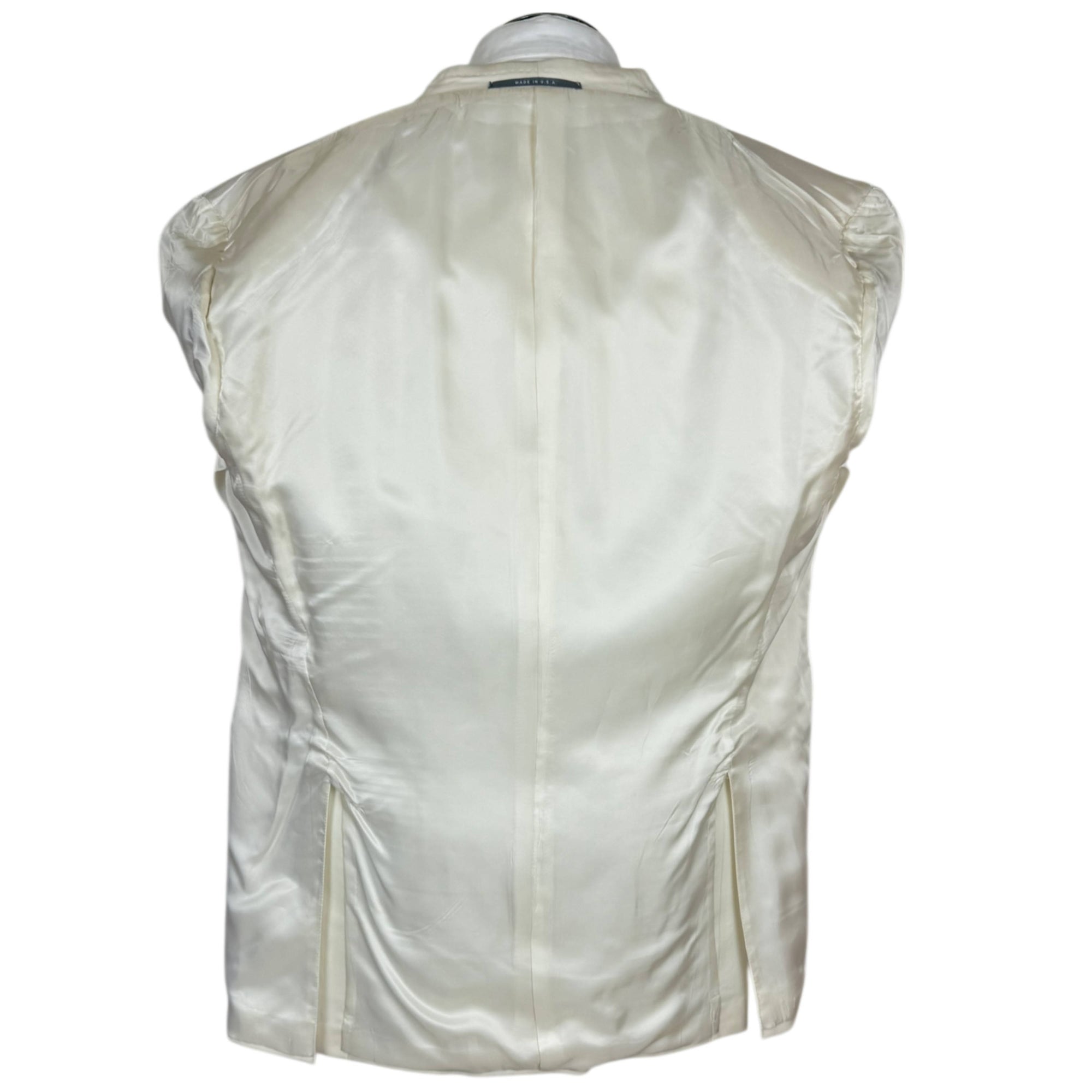 Hickey Freeman Off-White Dinner Jacket Made in USA Size 44 Regular