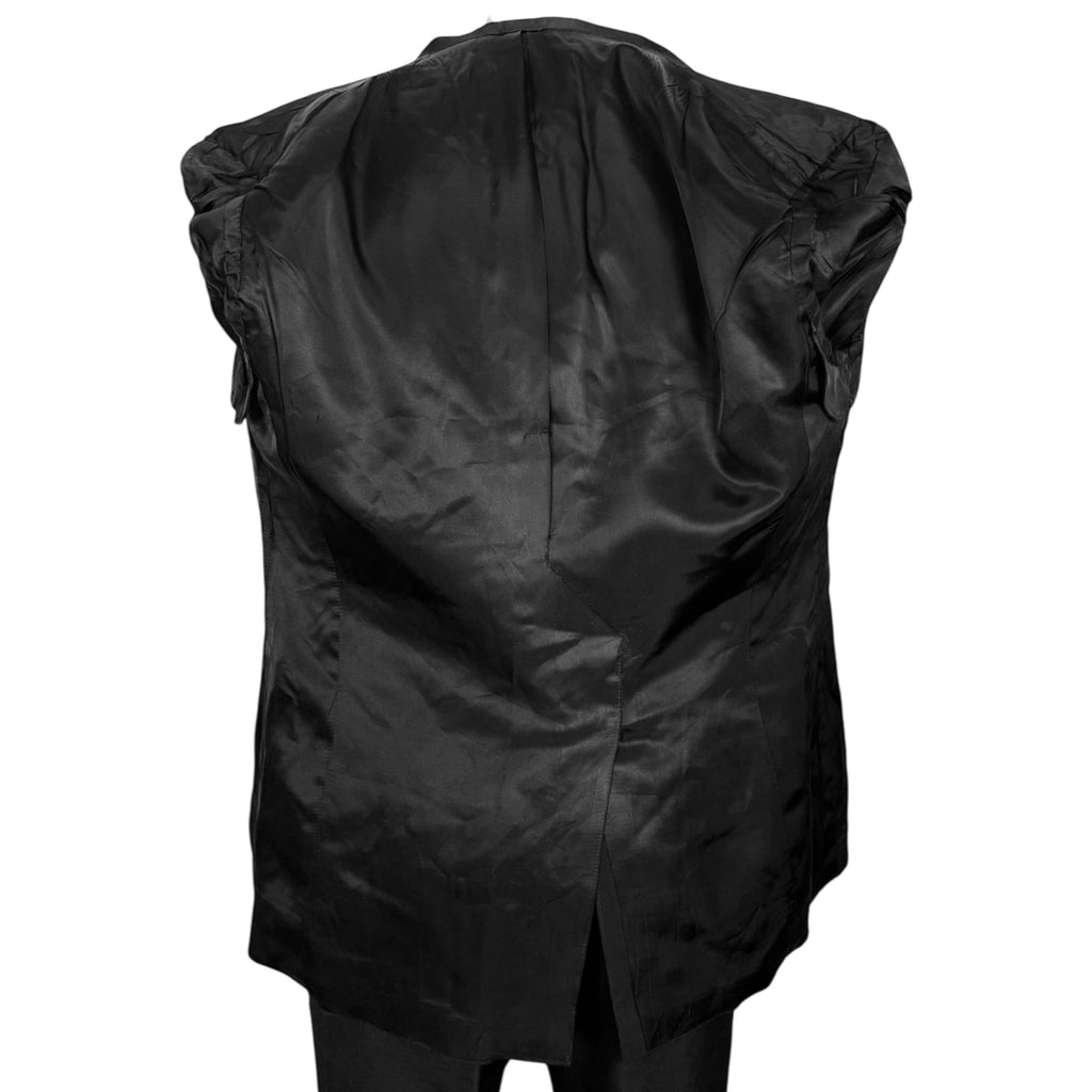Vintage Tuxedo Black Wool Mohair Dated 1970 Hobberlin Toronto Custom Tailored
