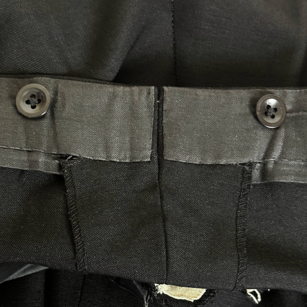 Vintage Tuxedo Black Wool Mohair Dated 1970 Hobberlin Toronto Custom Tailored