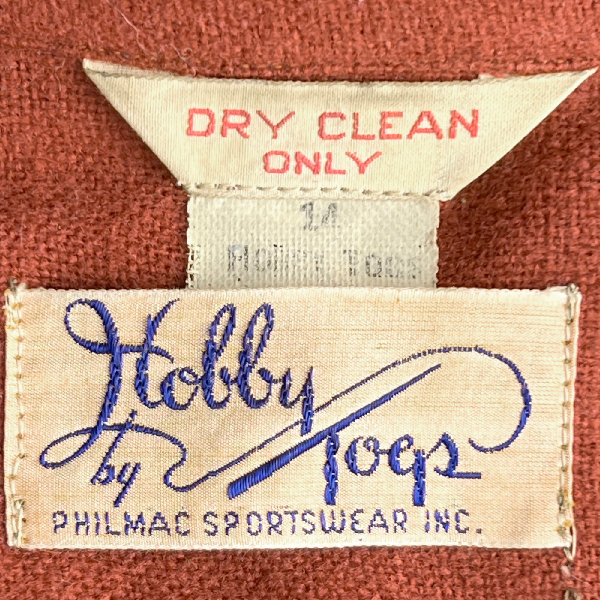 Vintage 1940s Ski Jacket Hobby Togs by Phimac Canada Size M
