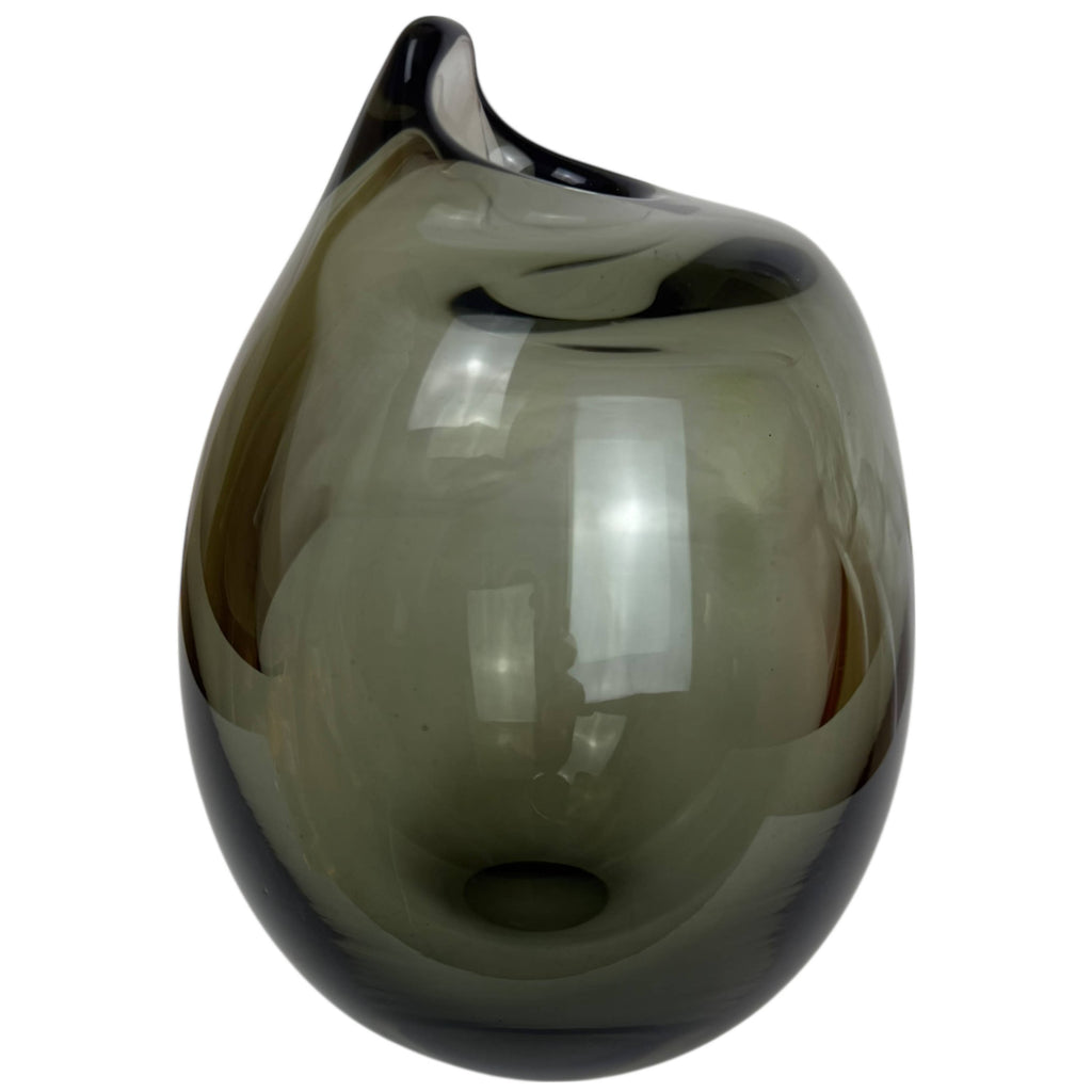 Vintage 1950s Holmegaard Art Glass Vase by Per Lütken, Denmark, 1955