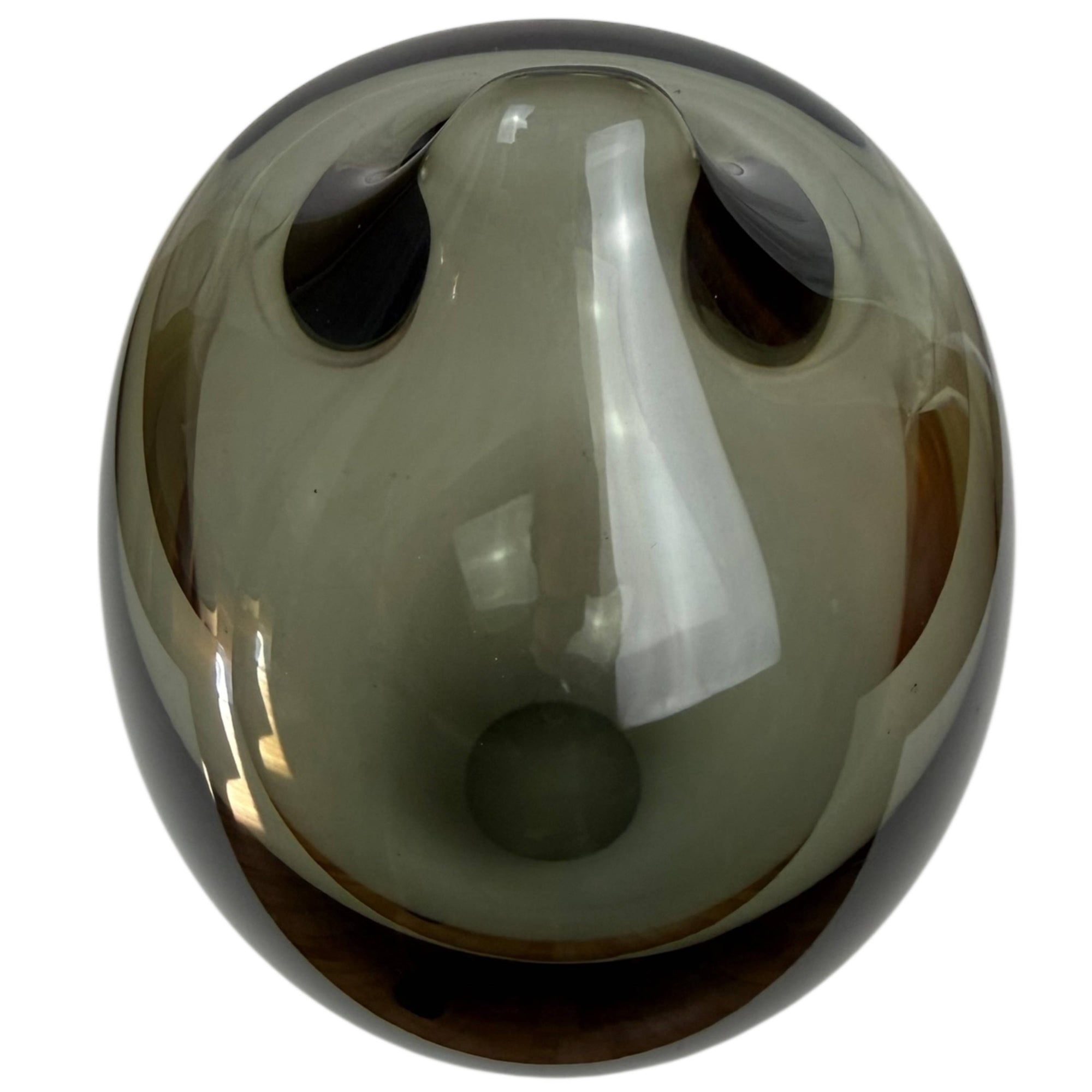 Vintage 1950s Holmegaard Art Glass Vase by Per Lütken, Denmark, 1955