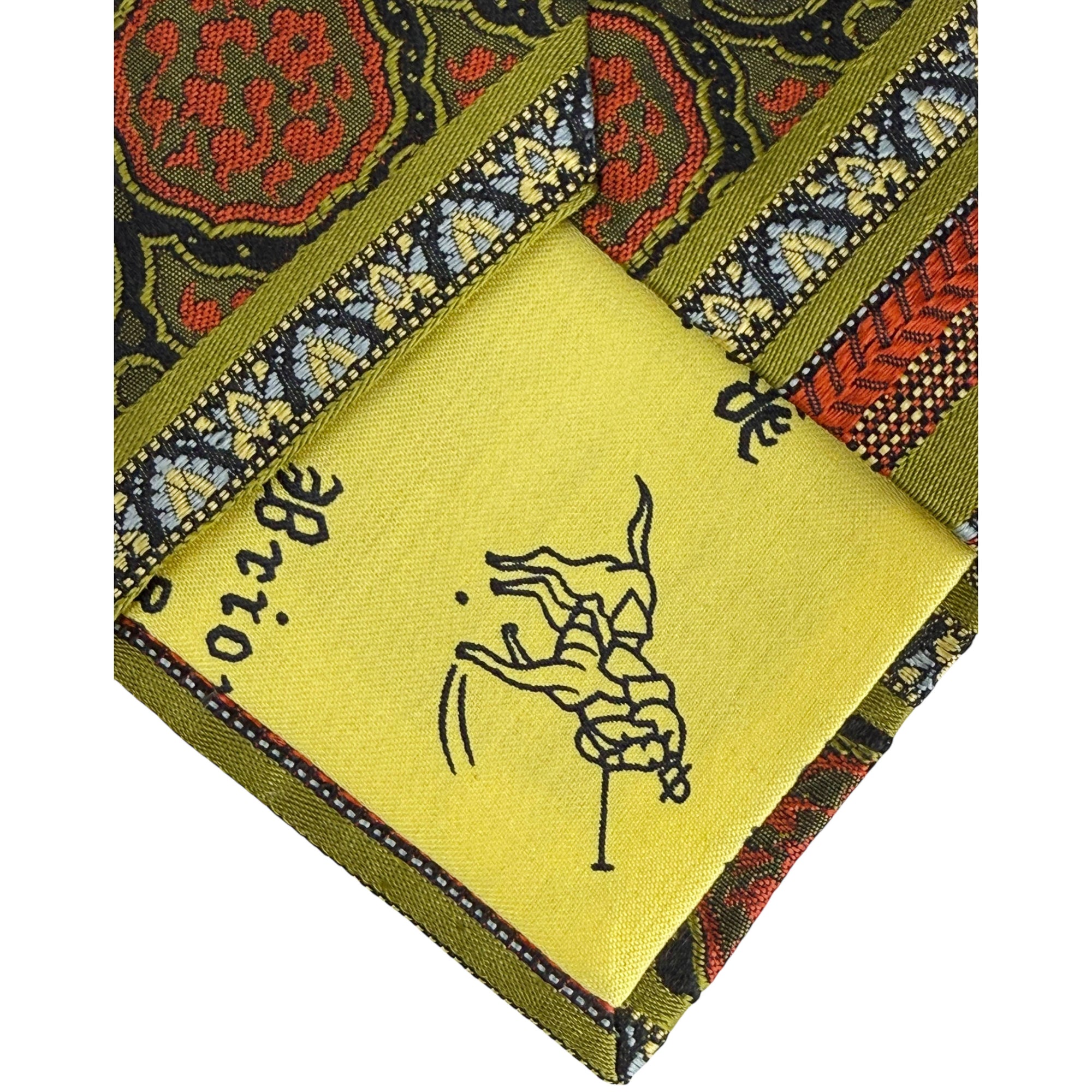 brioni polo player logo tie