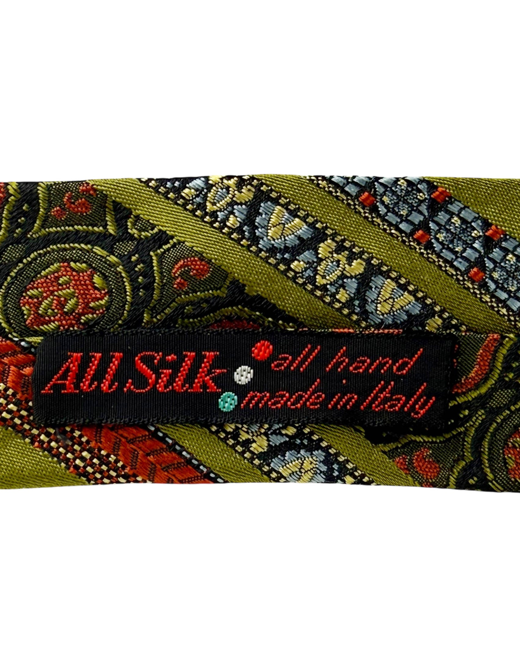 brioni all silk label on tie