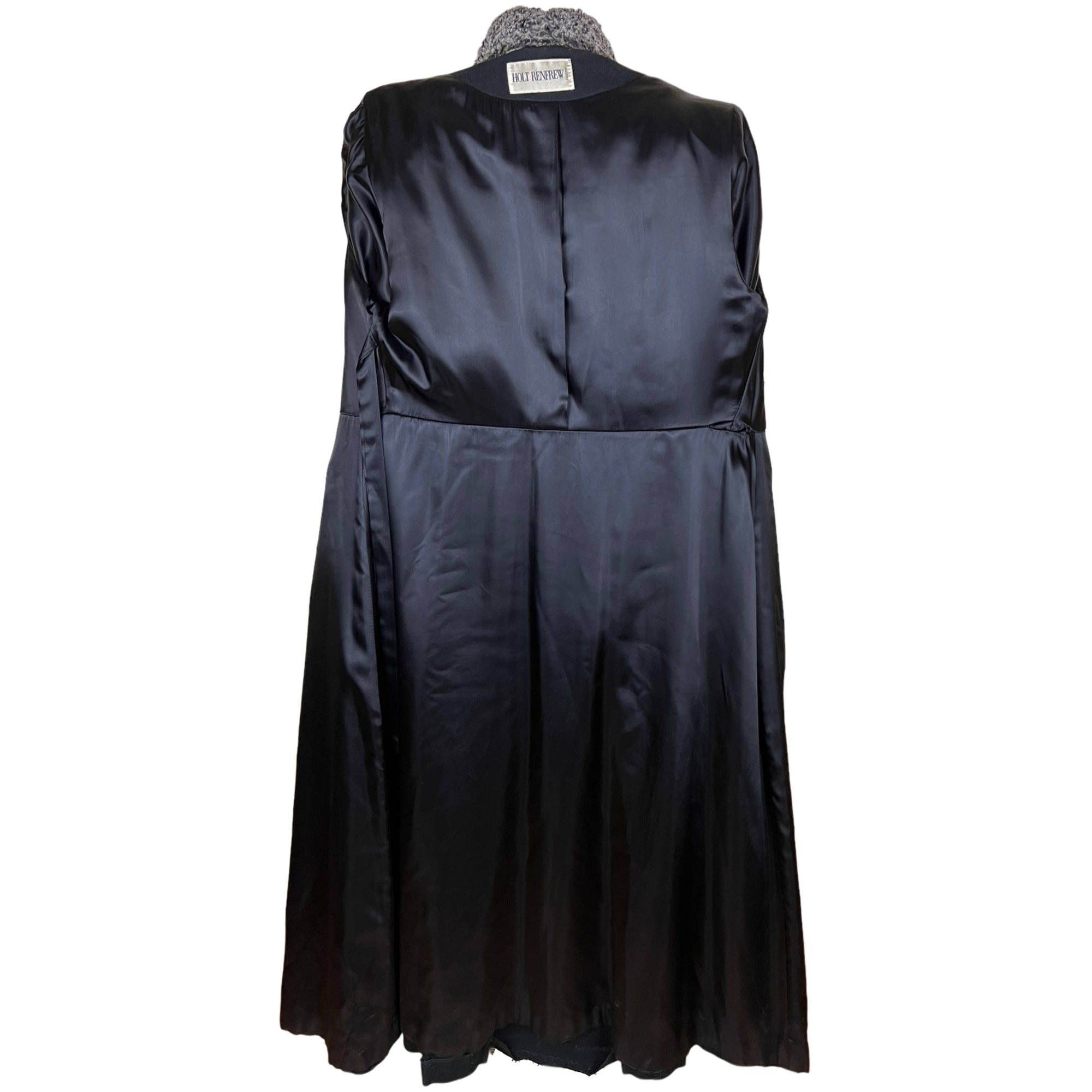 Vintage 1970s Ladies Coat Holt Renfrew Overcoat Wool Blend M