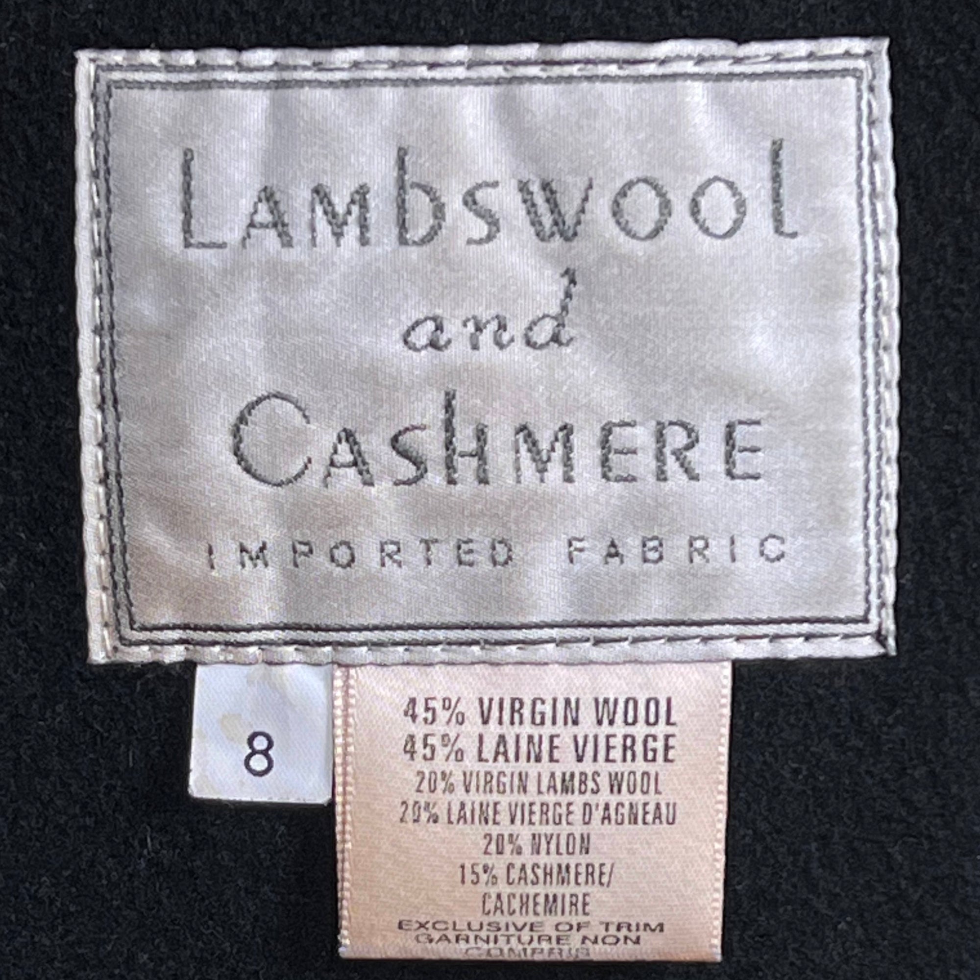 Vintage 1970s Ladies Coat Holt Renfrew Overcoat Wool Blend M