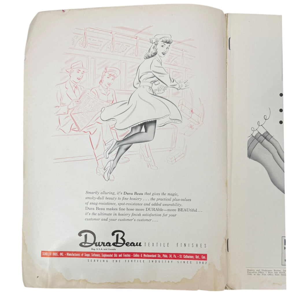 January 1950 Hosiery Buyers Issue, Hosiery and Underwear Review Magazine Nylons Trade Mag