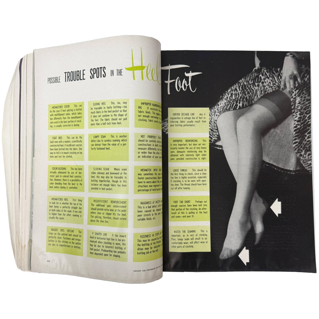 January 1950 Hosiery Buyers Issue, Hosiery and Underwear Review Magazine Nylons Trade Mag