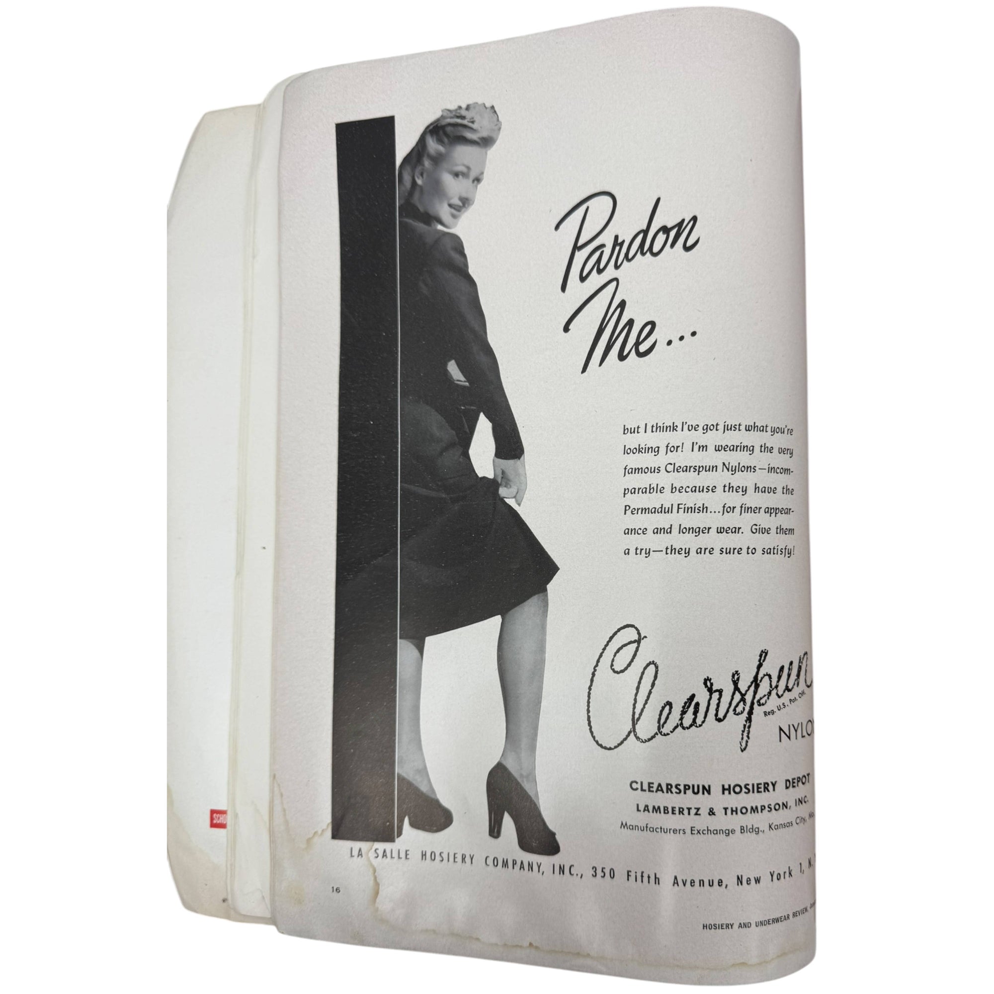 January 1950 Hosiery Buyers Issue, Hosiery and Underwear Review Magazine Nylons Trade Mag