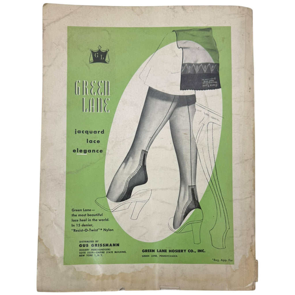 January 1950 Hosiery Buyers Issue, Hosiery and Underwear Review Magazine Nylons Trade Mag