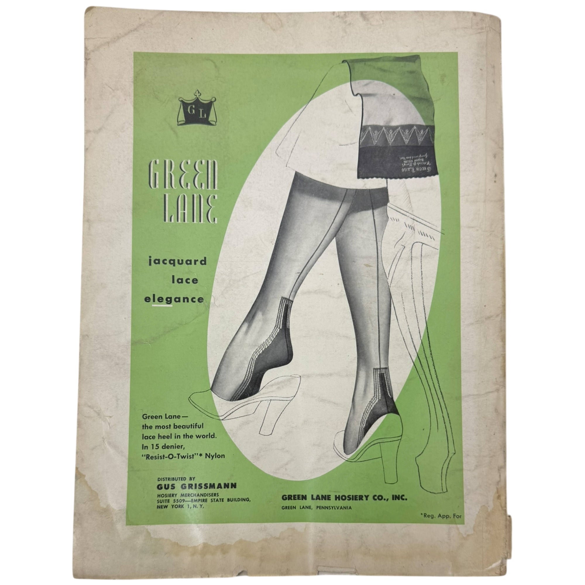 January 1950 Hosiery Buyers Issue, Hosiery and Underwear Review Magazine Nylons Trade Mag