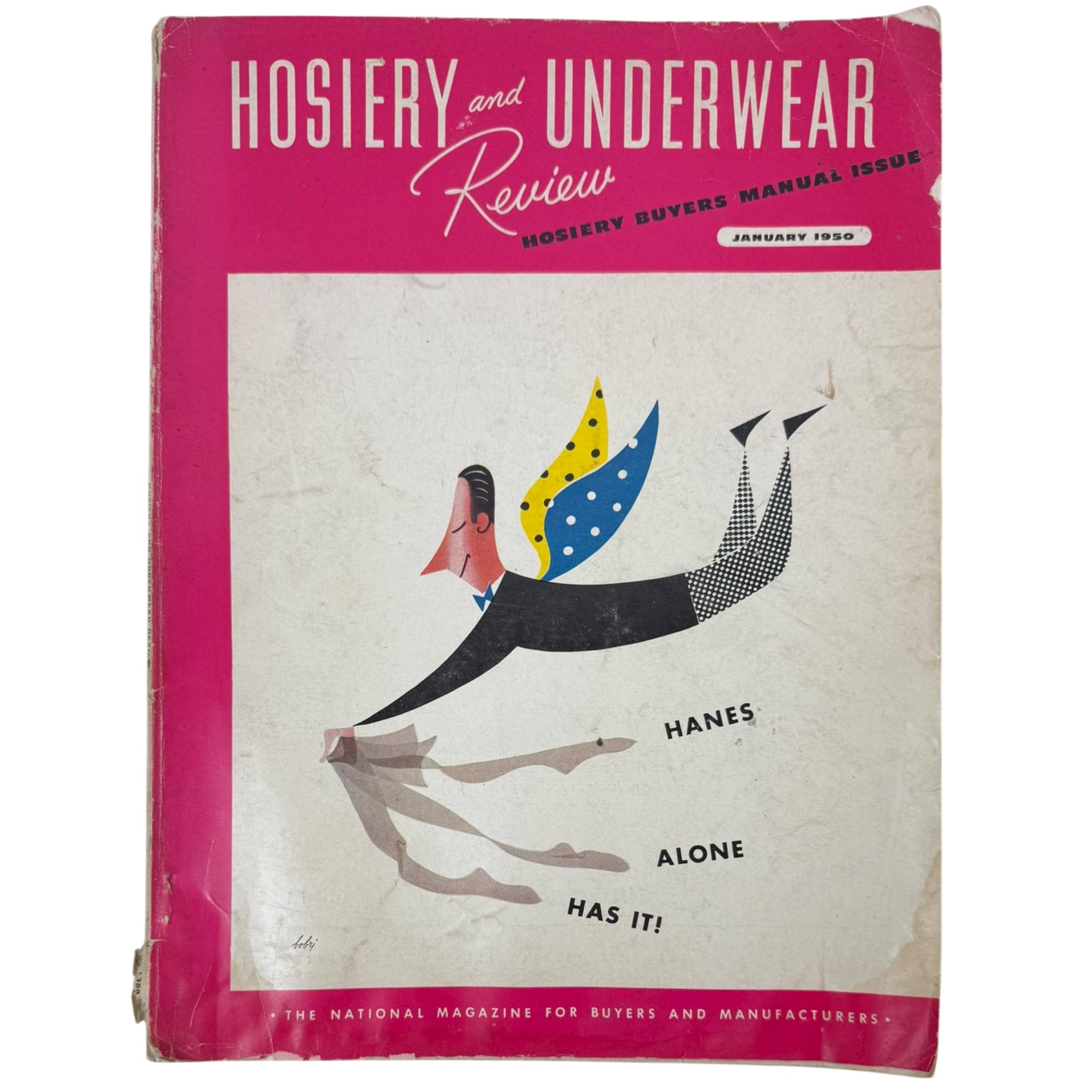 January 1950 Hosiery Buyers Issue, Hosiery and Underwear Review Magazine Nylons Trade Mag