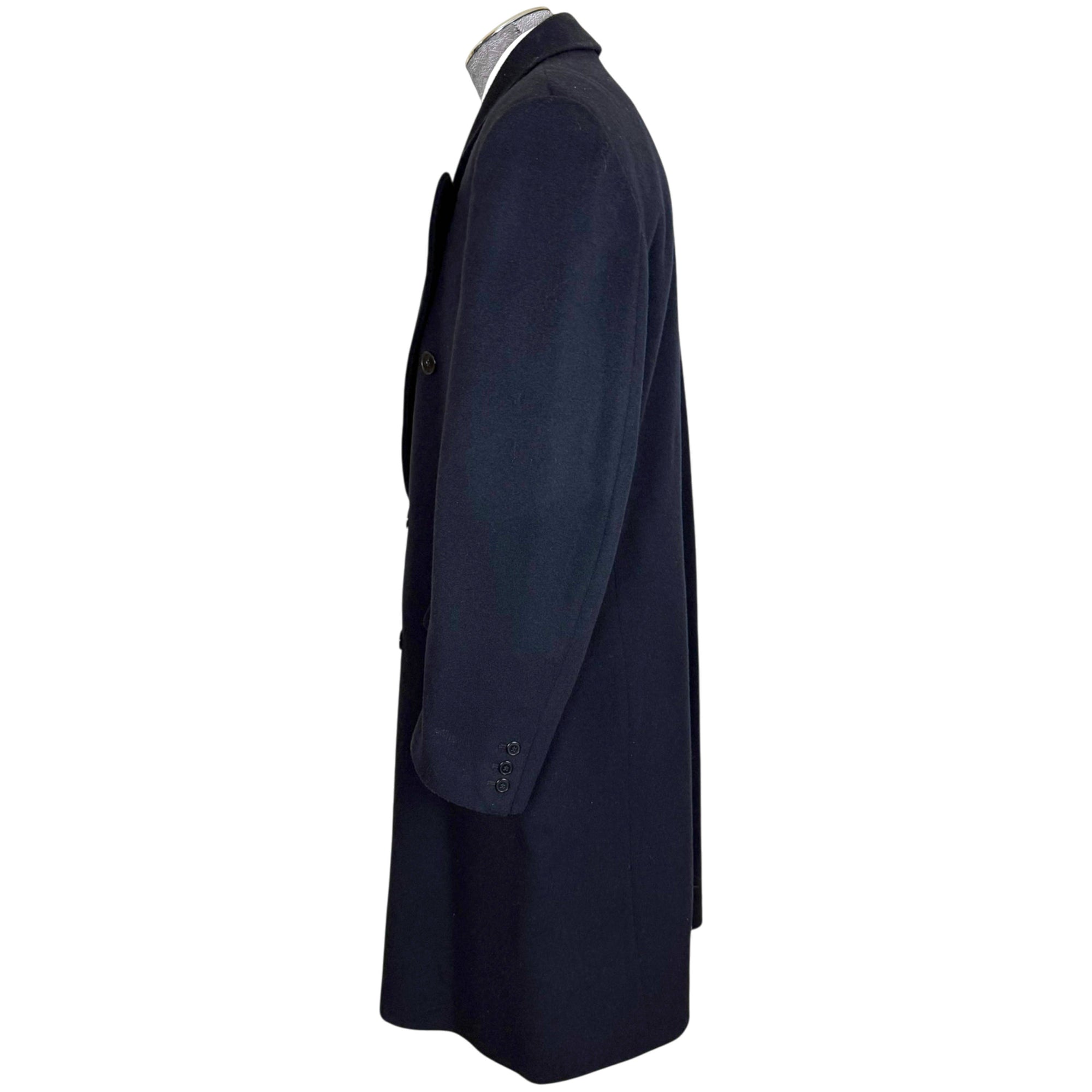 right side view of Vintage House of Scotland Overcoat 