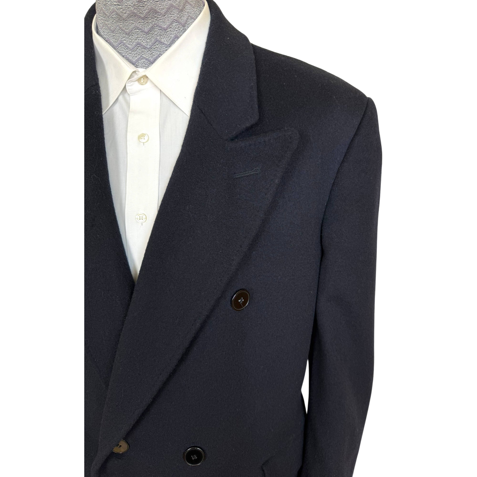lapel detail House of Scotland Coat Regent St London