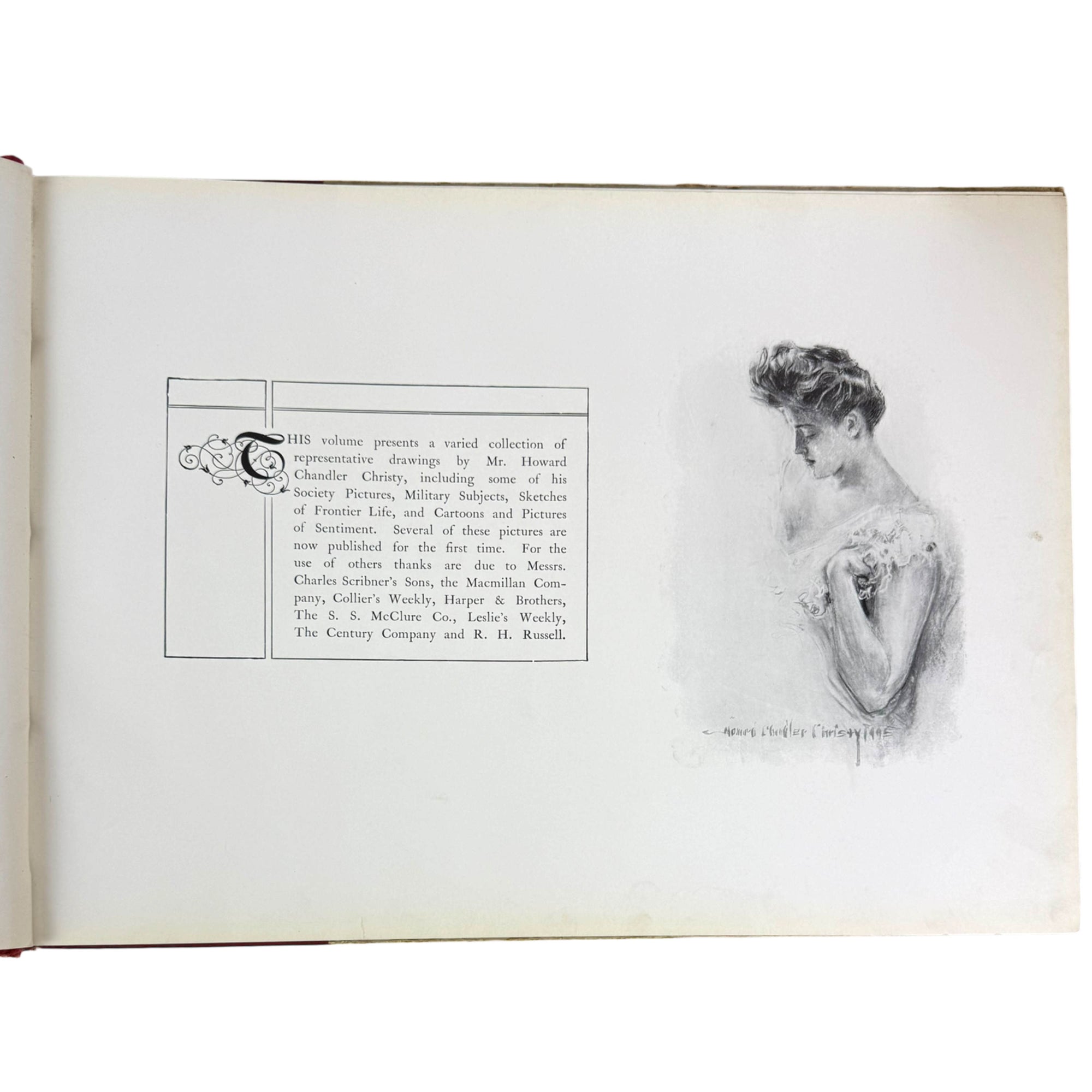 Howard Chandler Christy Drawings in Black and White 