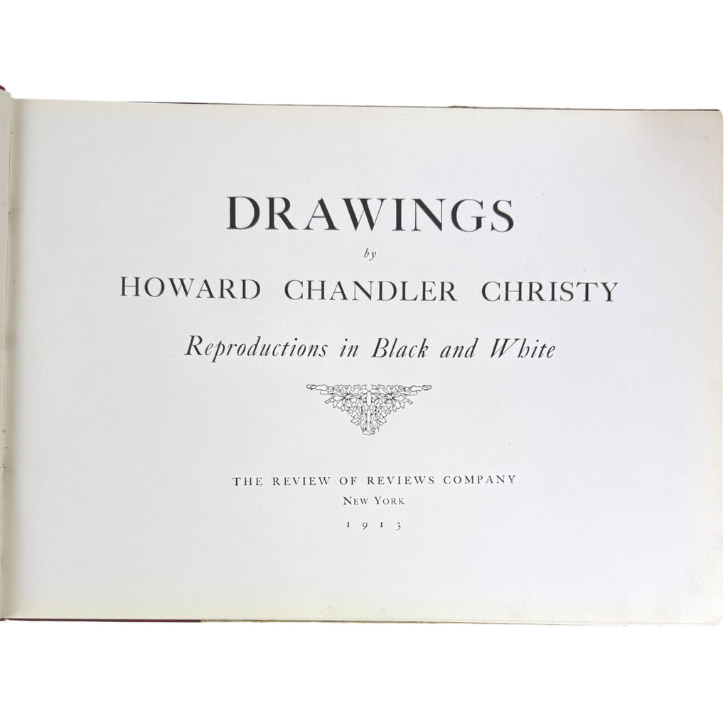 title page drawings by howard chandler christy
