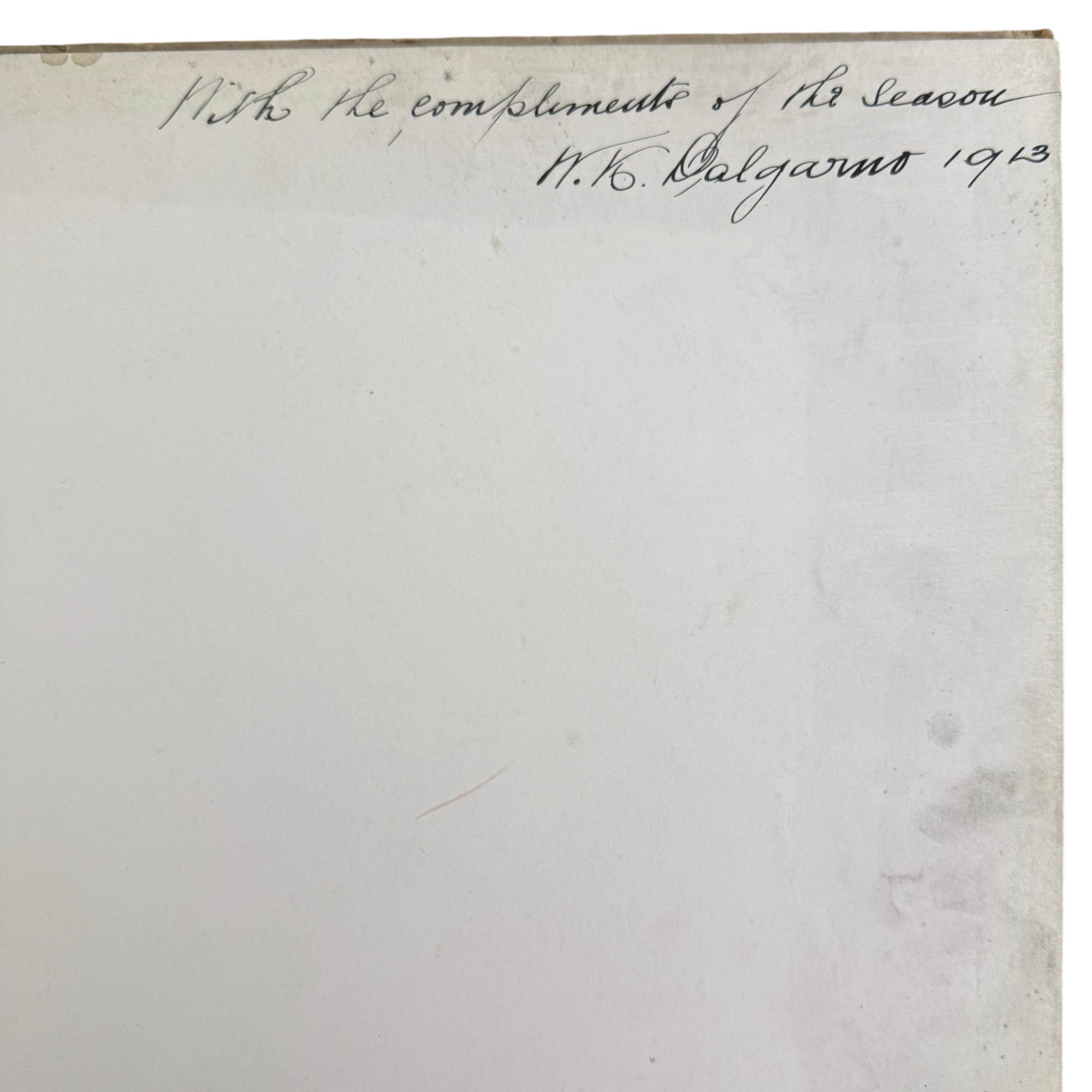 gift inscription